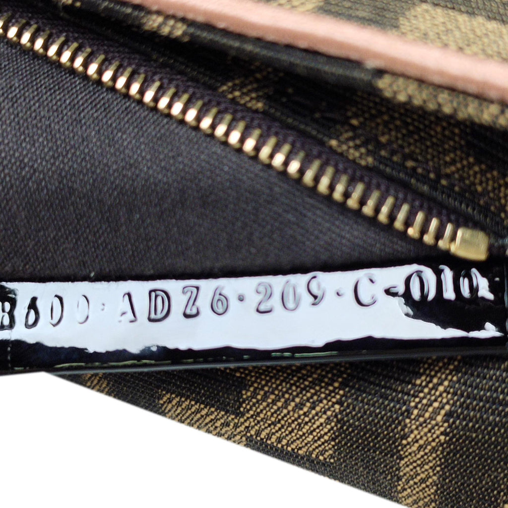 Fendi Zucca Paisley Embroidery Baguette