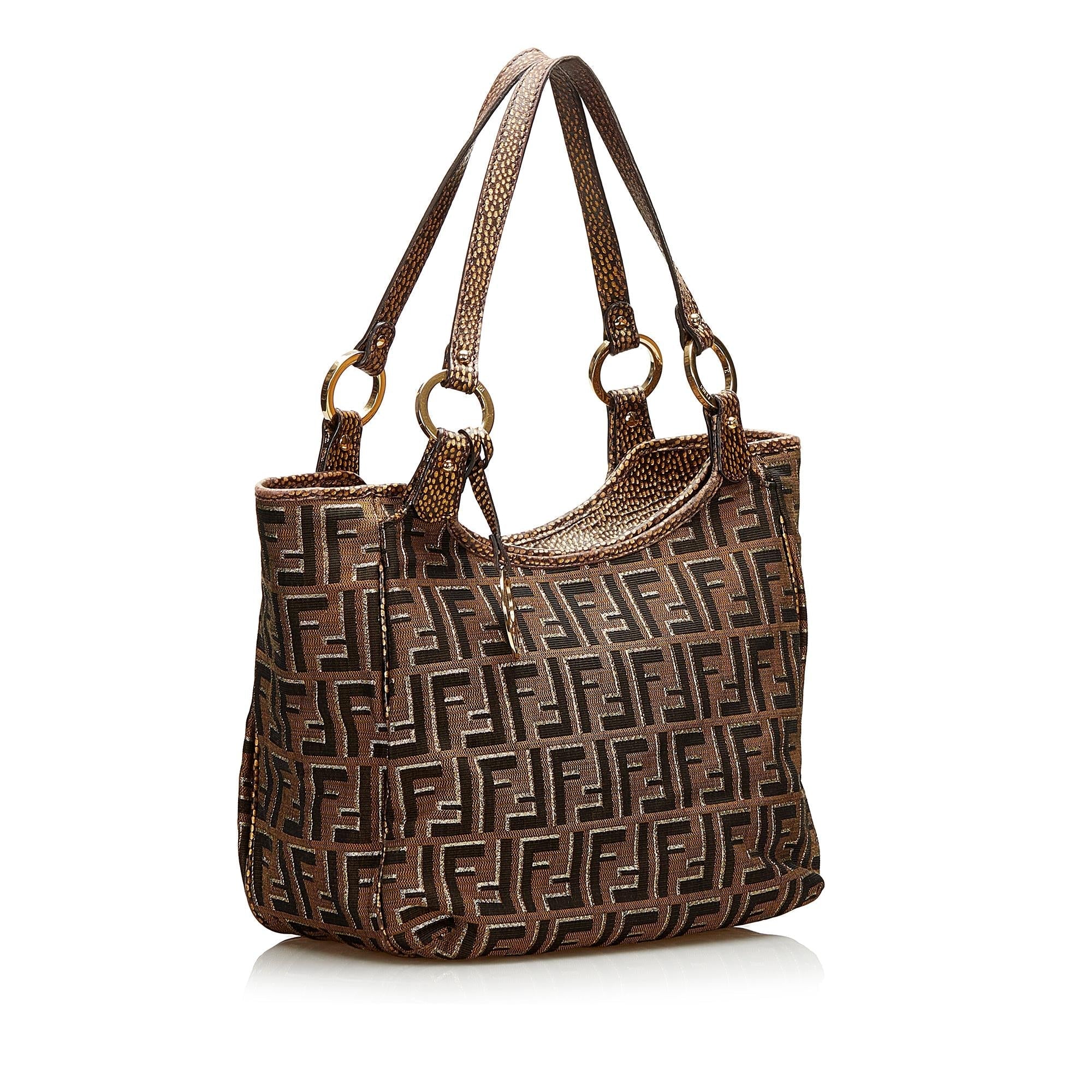 Fendi Zucca Shoulder Bag
