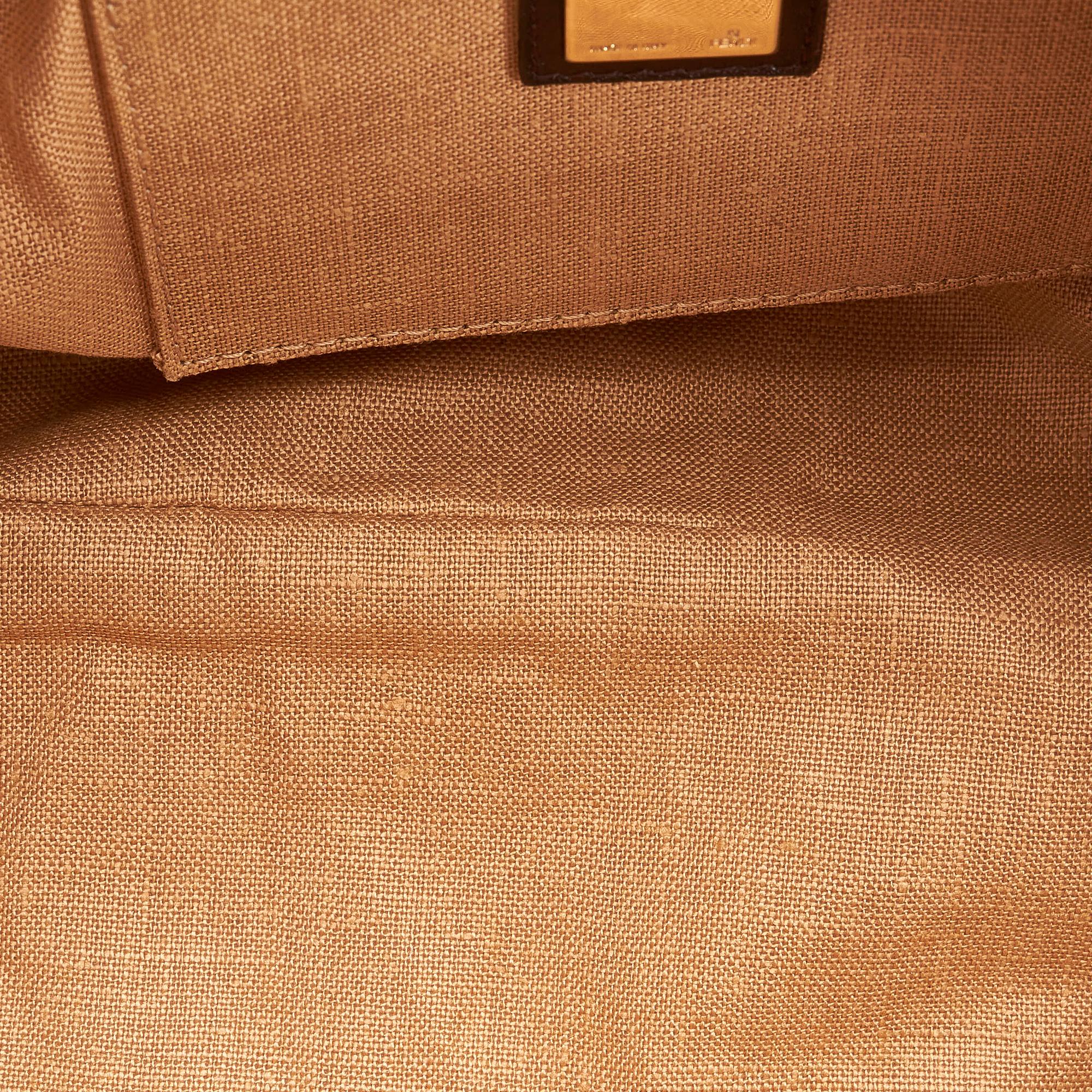 Fendi Zucca Spy Canvas Handbag