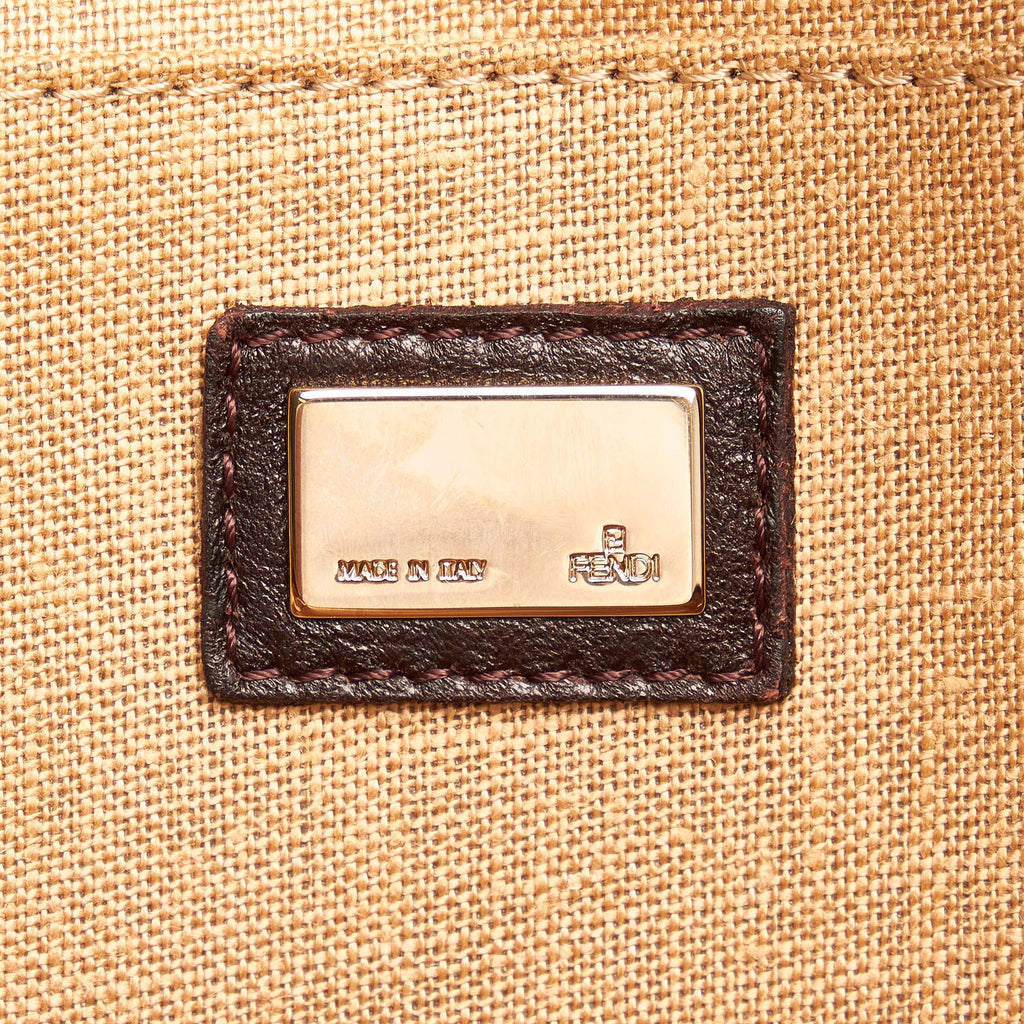 Fendi Zucca Spy Canvas Handbag
