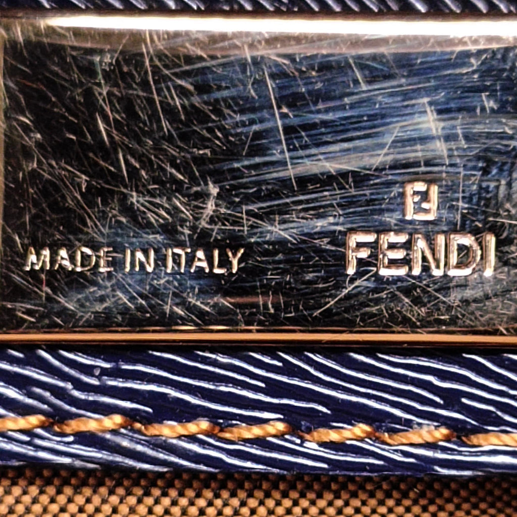Fendi Zucchino Boston Bag
