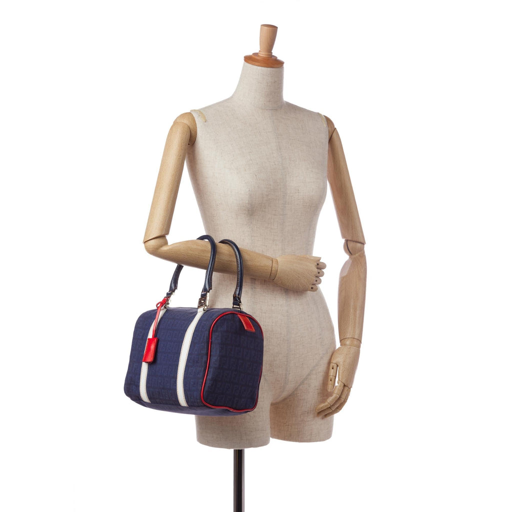 Fendi Zucchino Boston Bag
