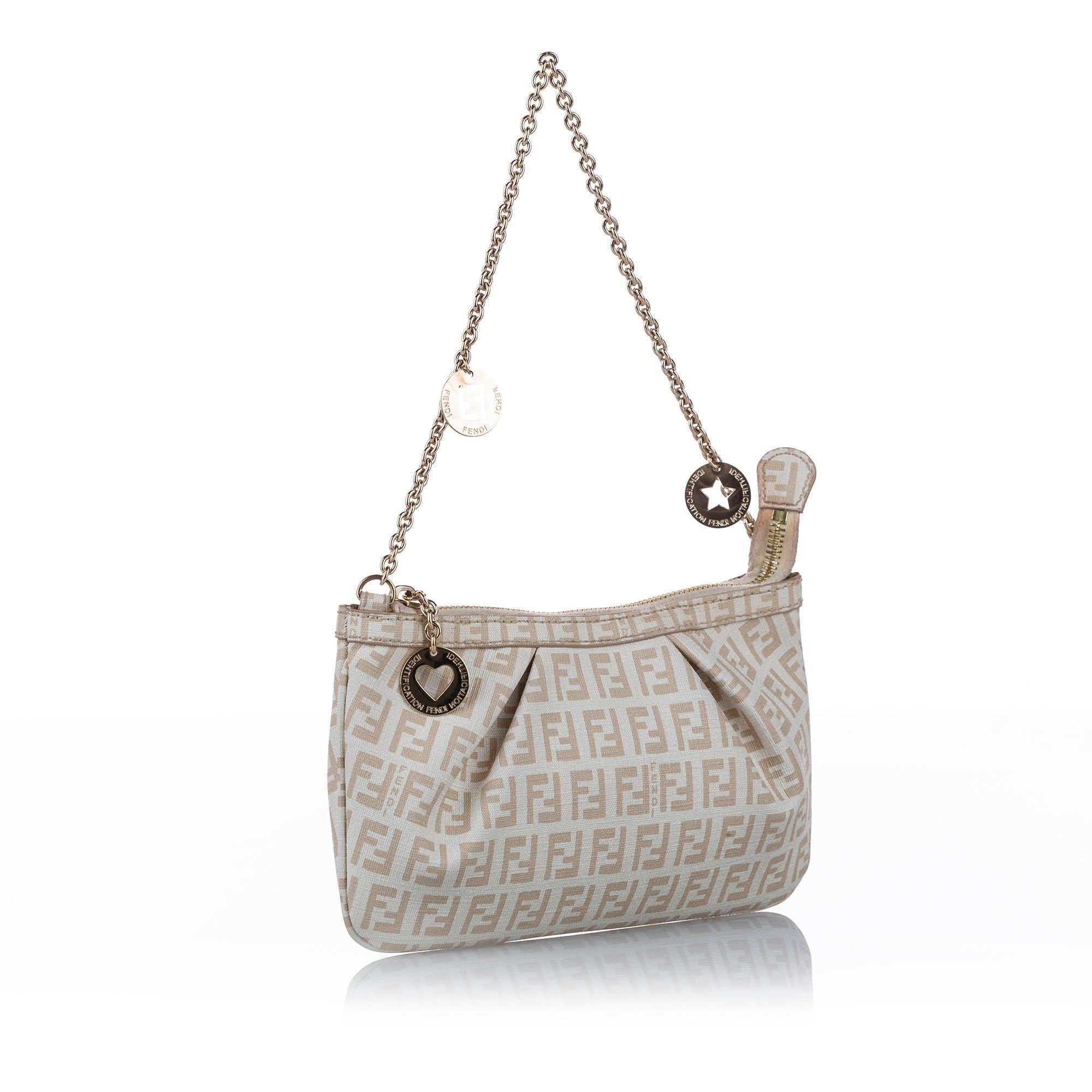Fendi Zucchino Canvas Baguette (SHG-15960)