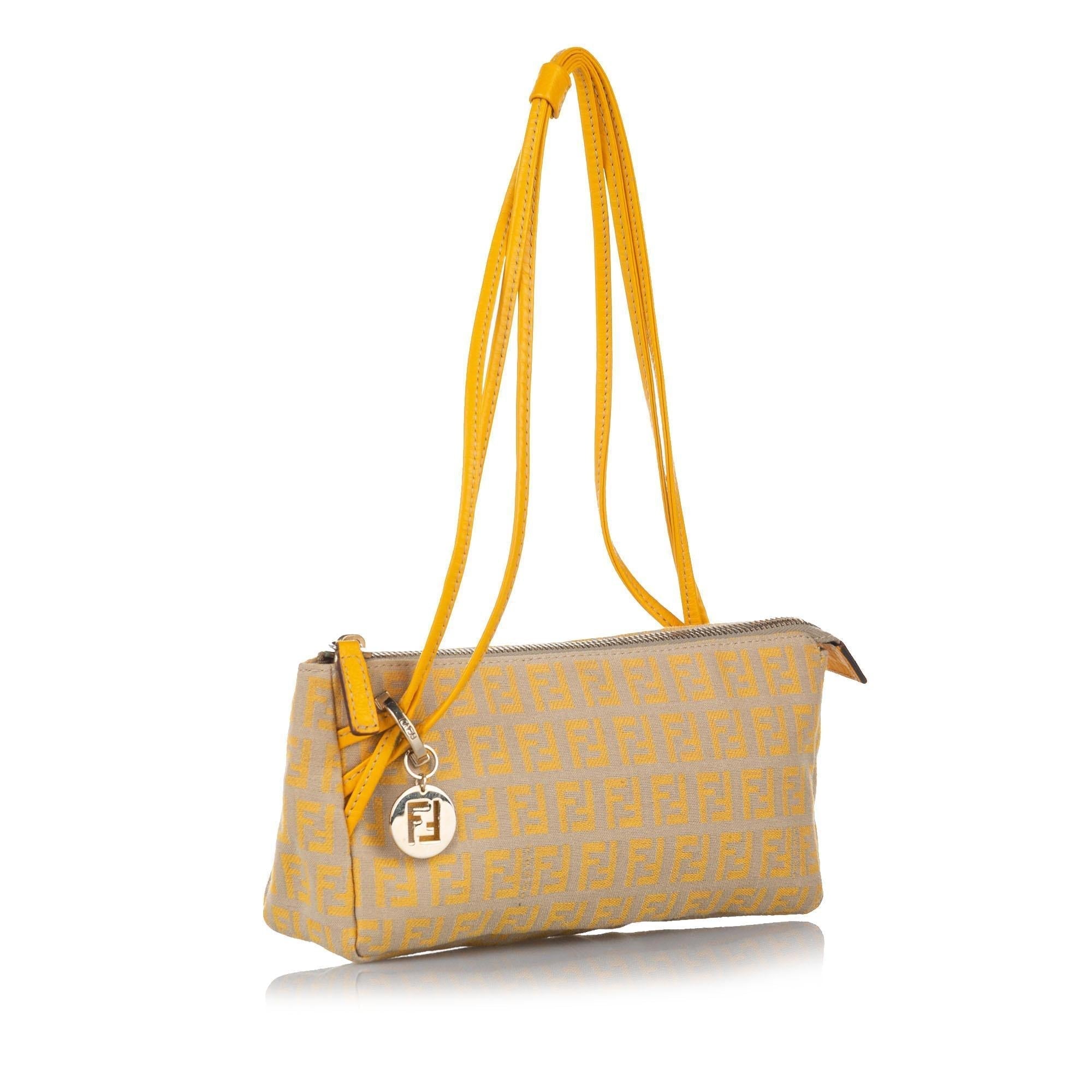Fendi Zucchino Canvas Baguette (SHG-17013)