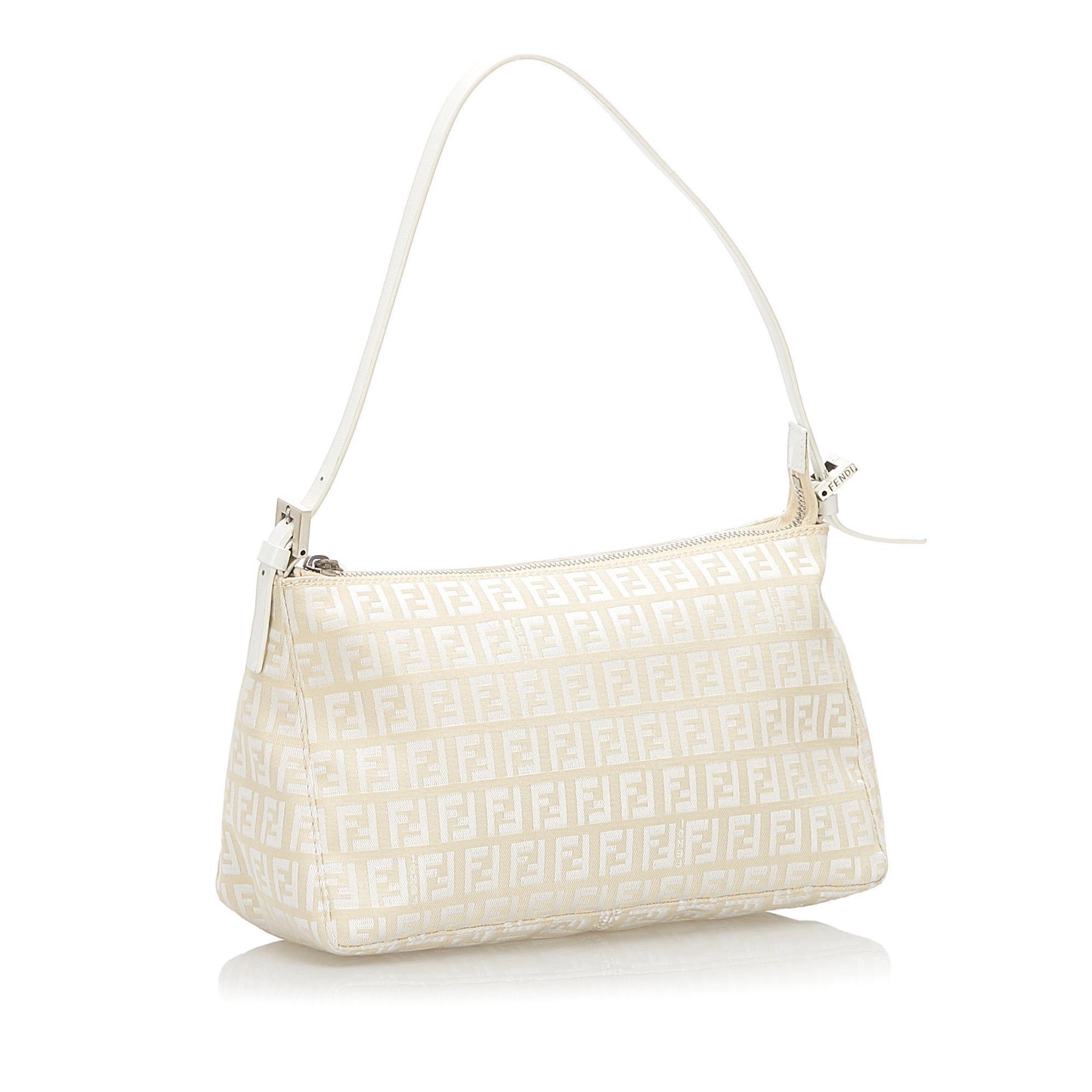 Fendi Zucchino Canvas Baguette (SHG-18711)