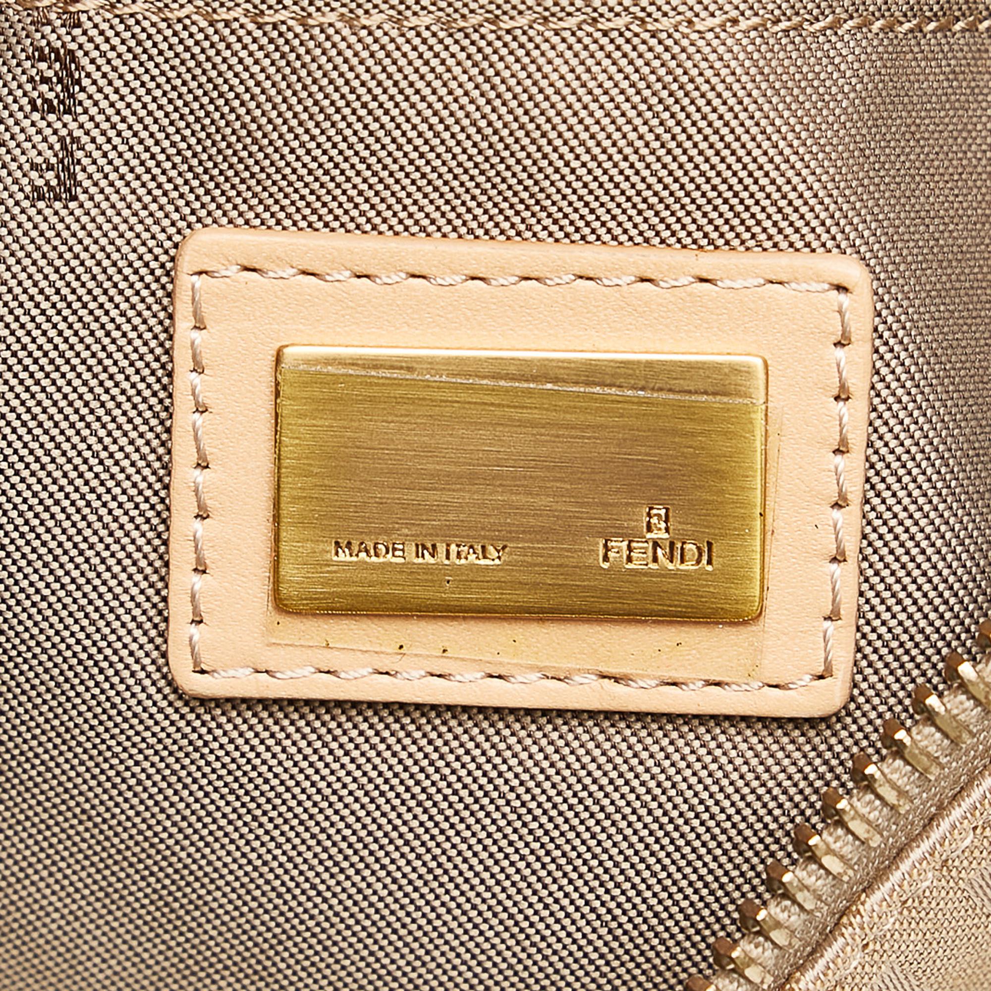 Fendi Zucchino Canvas Crossbody Bag