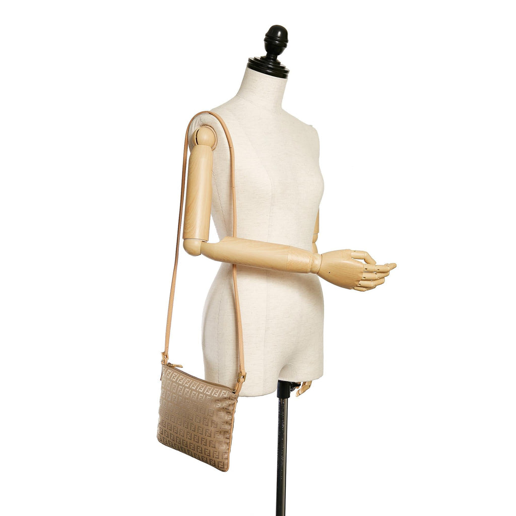 Fendi Zucchino Canvas Crossbody Bag