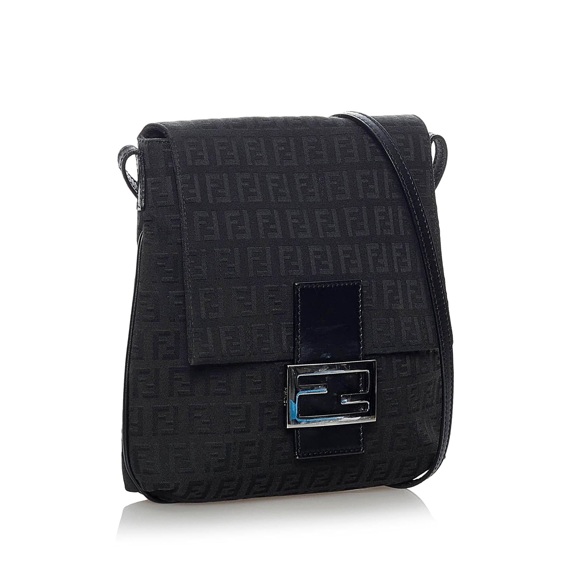 Fendi Zucchino Canvas Crossbody Bag