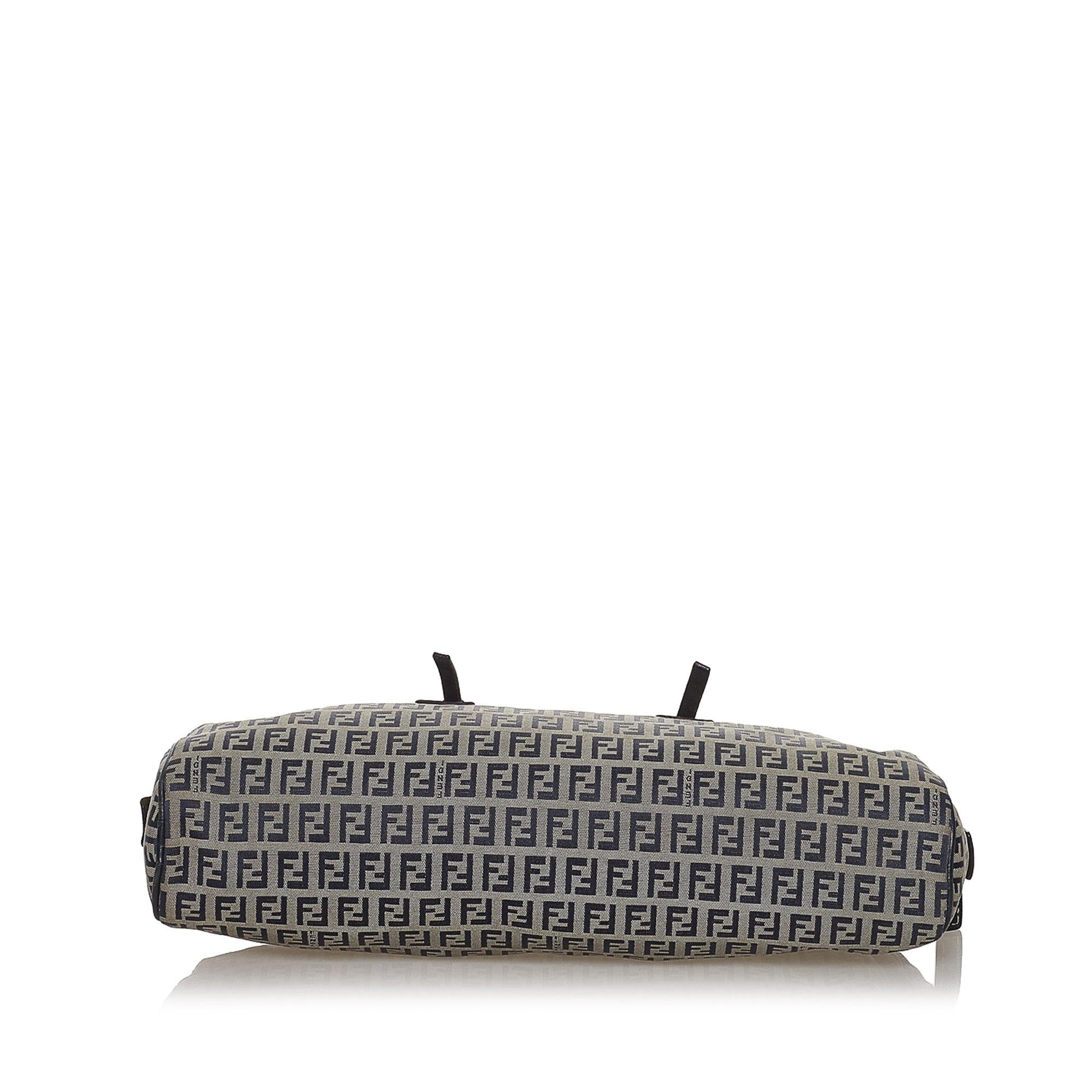 Fendi Zucchino Canvas Handbag