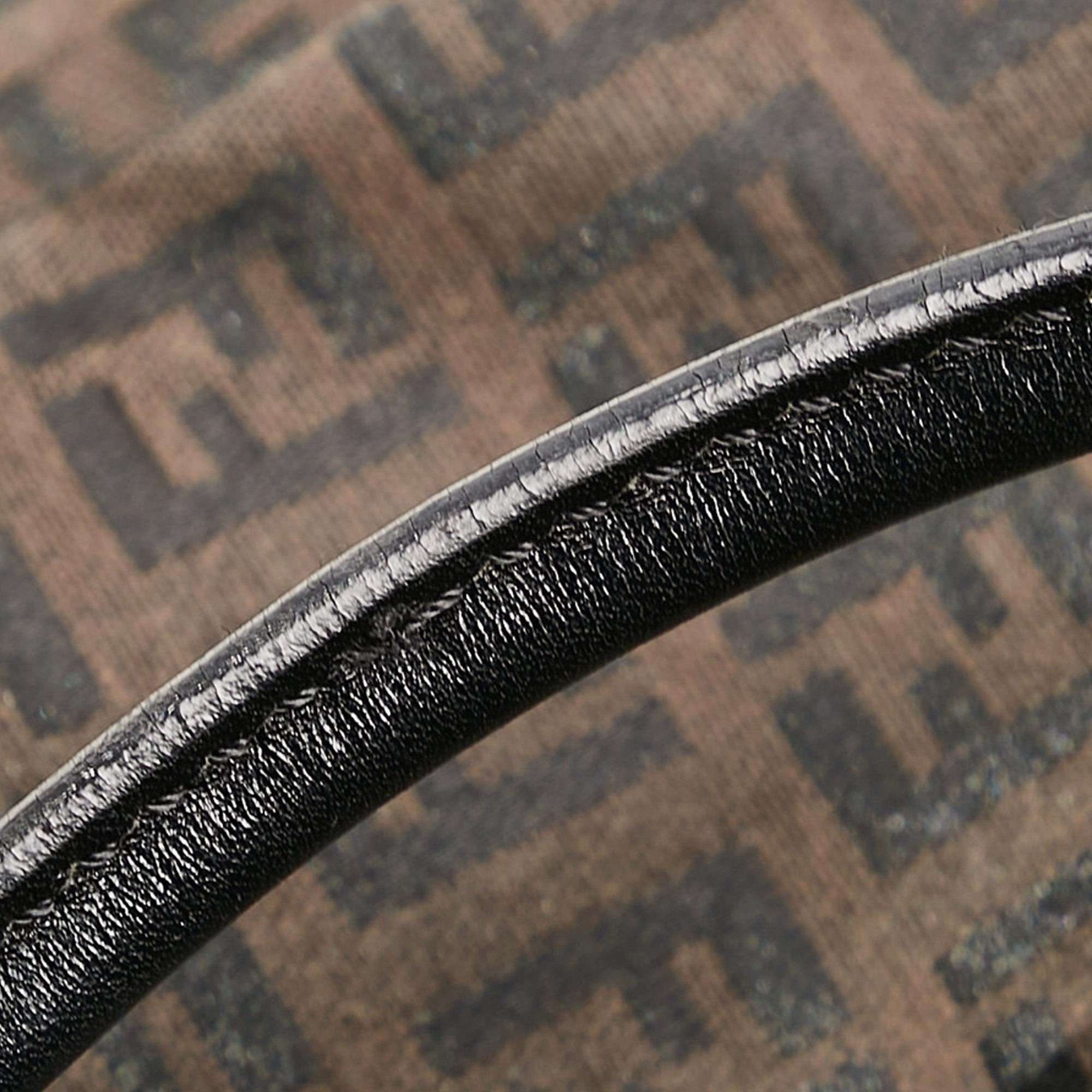 Fendi Zucchino Canvas Handbag