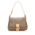 Fendi Zucchino Canvas Mamma Forever Shoulder Bag