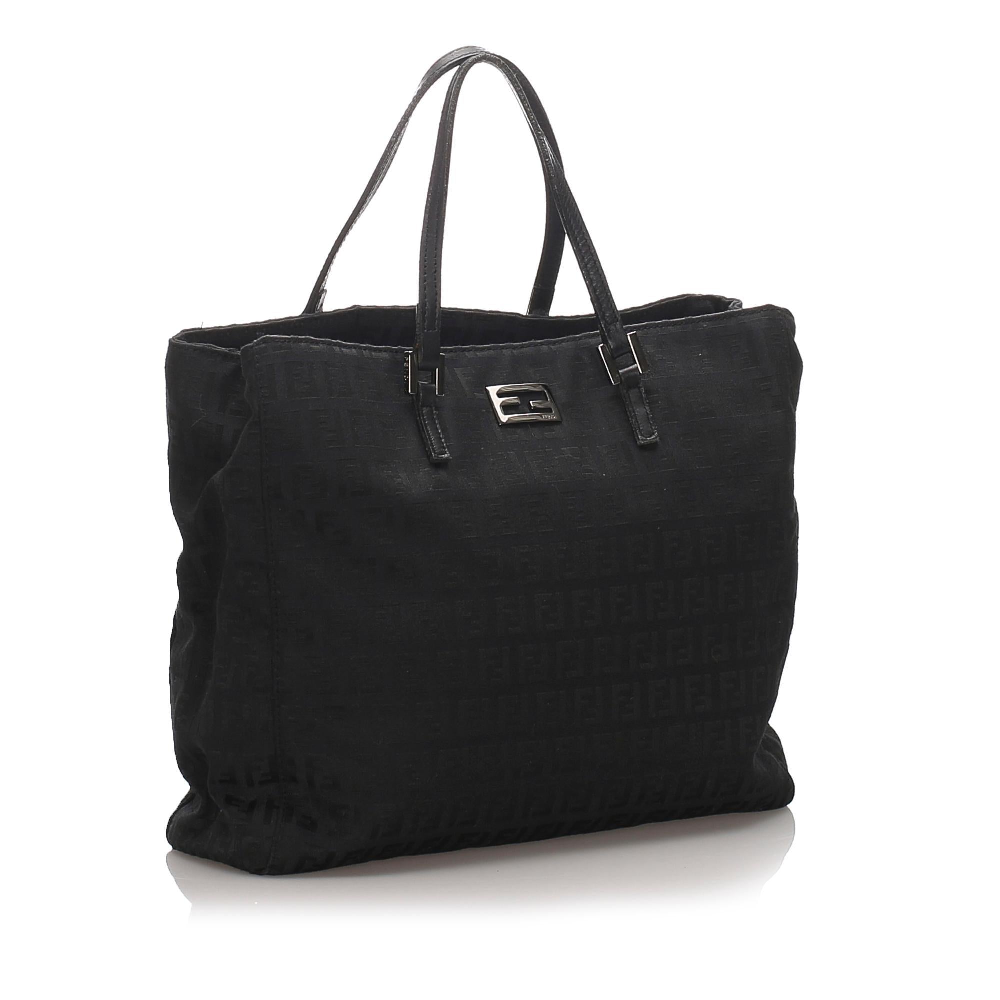 Fendi Zucchino Canvas Tote (SHG-10034)