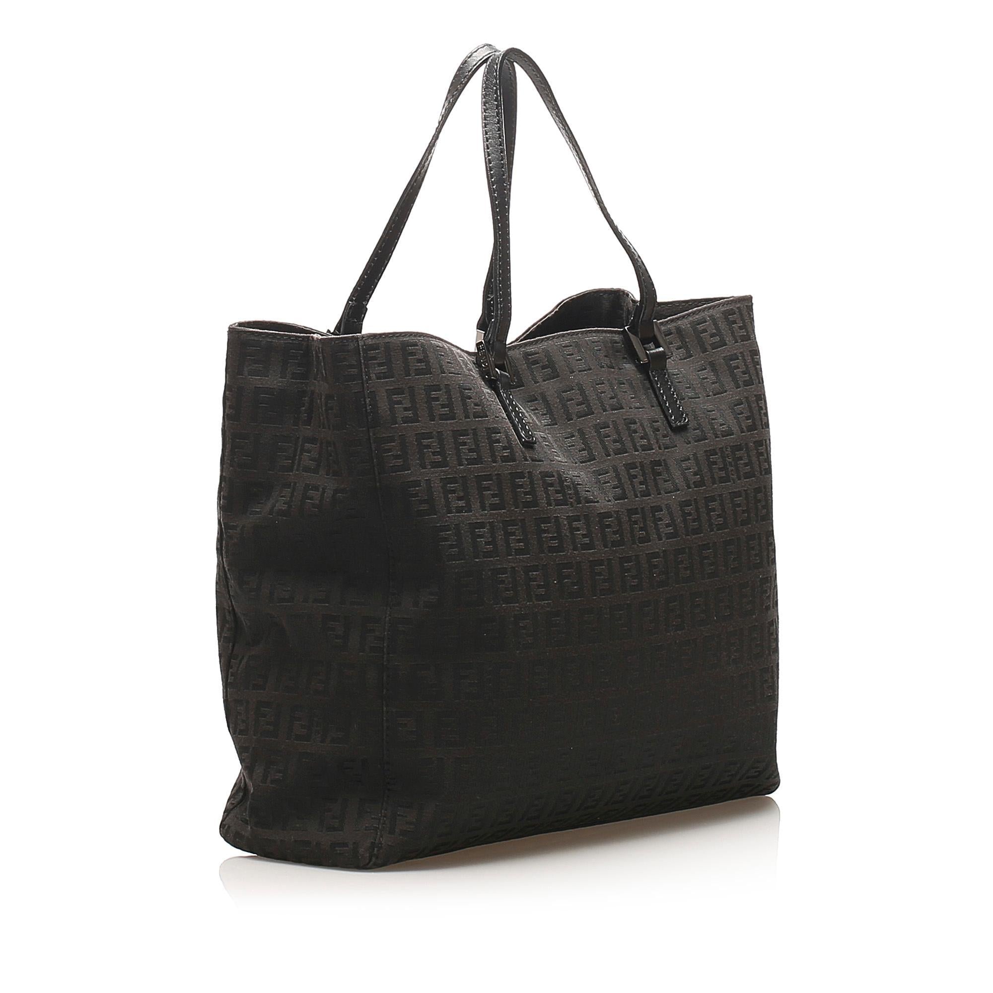 Fendi Zucchino Canvas Tote Bag (SHG-14888)
