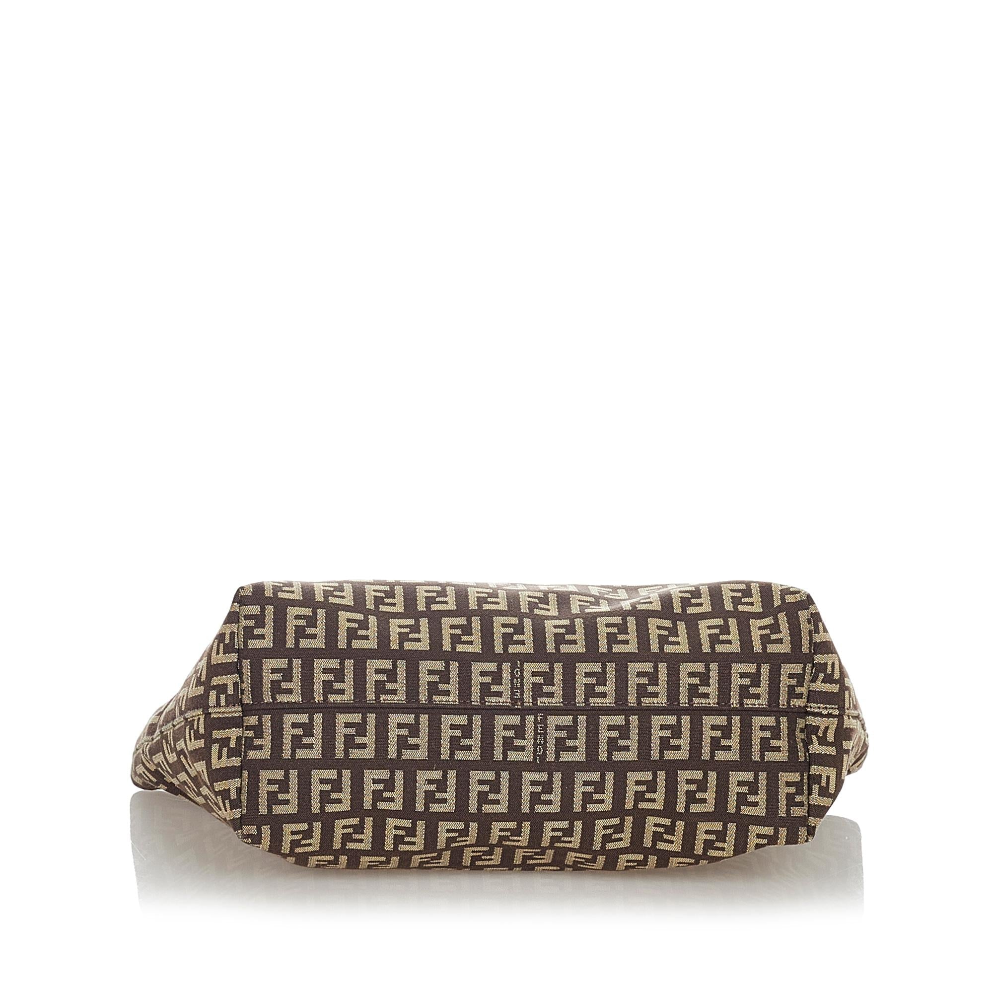 Fendi Zucchino Canvas Tote Bag