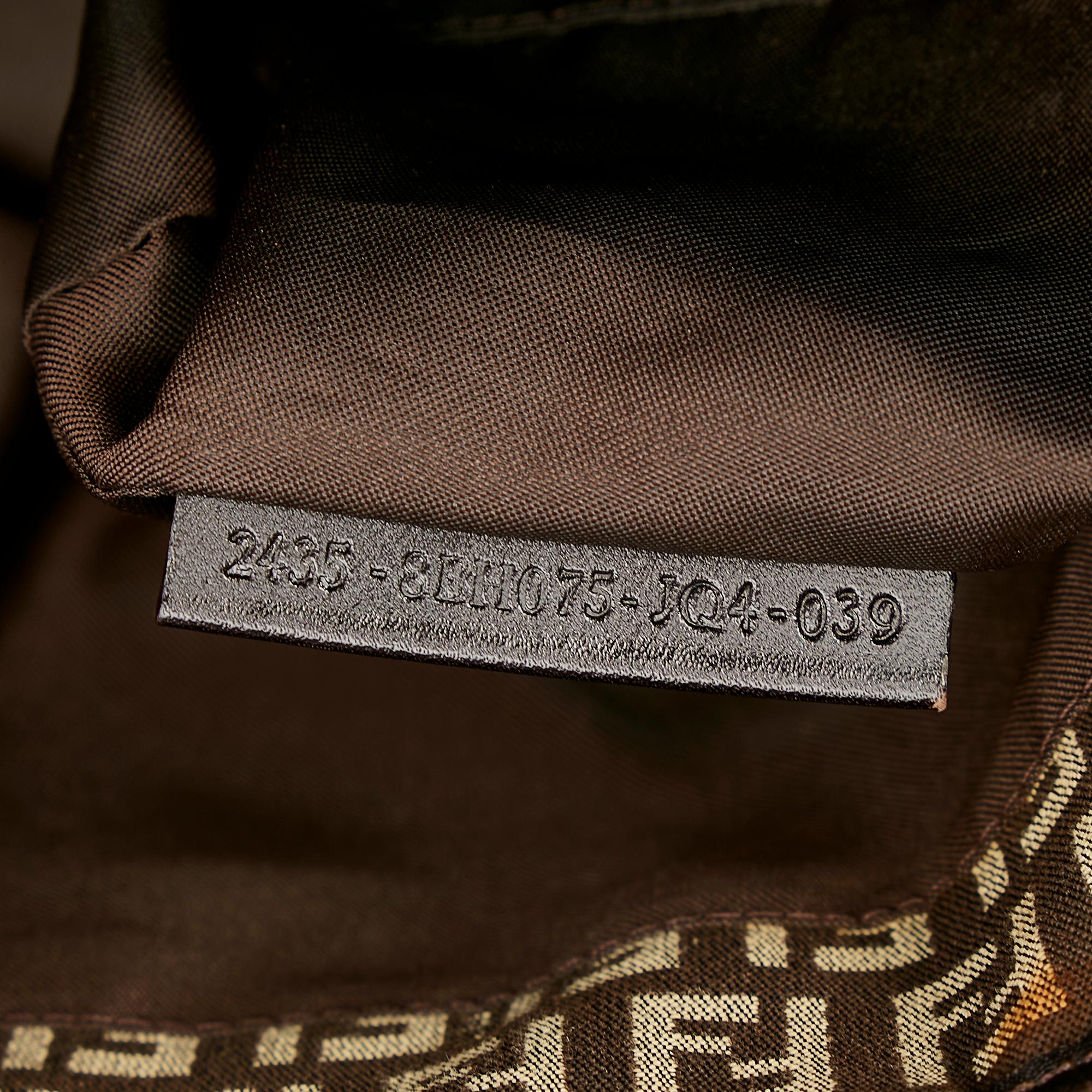 Fendi Zucchino Canvas Tote Bag