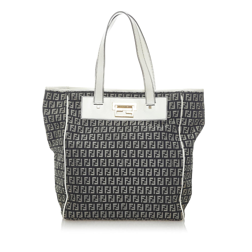 Fendi Zucchino Canvas Tote Bag