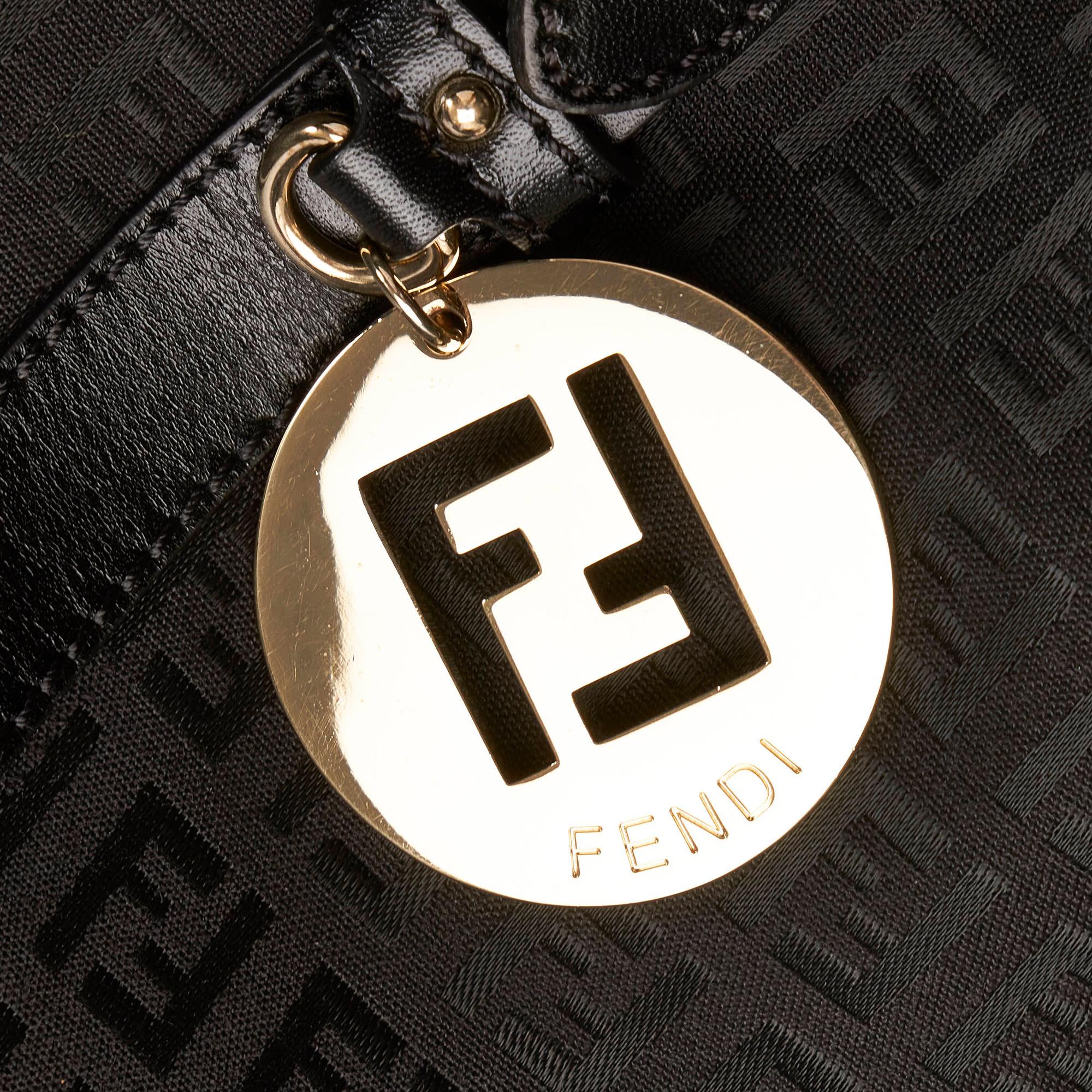 Fendi Zucchino Canvas Tote Bag