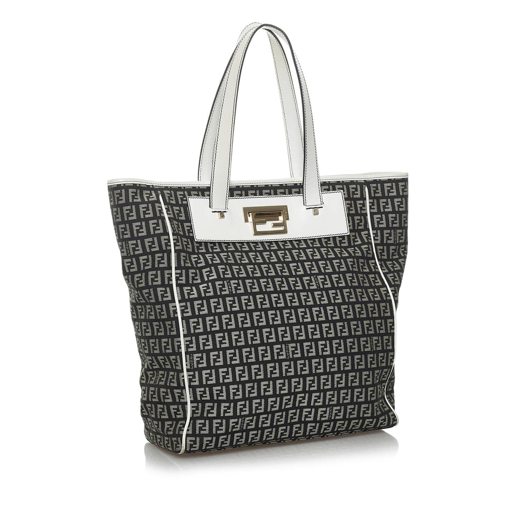 Fendi Zucchino Canvas Tote Bag