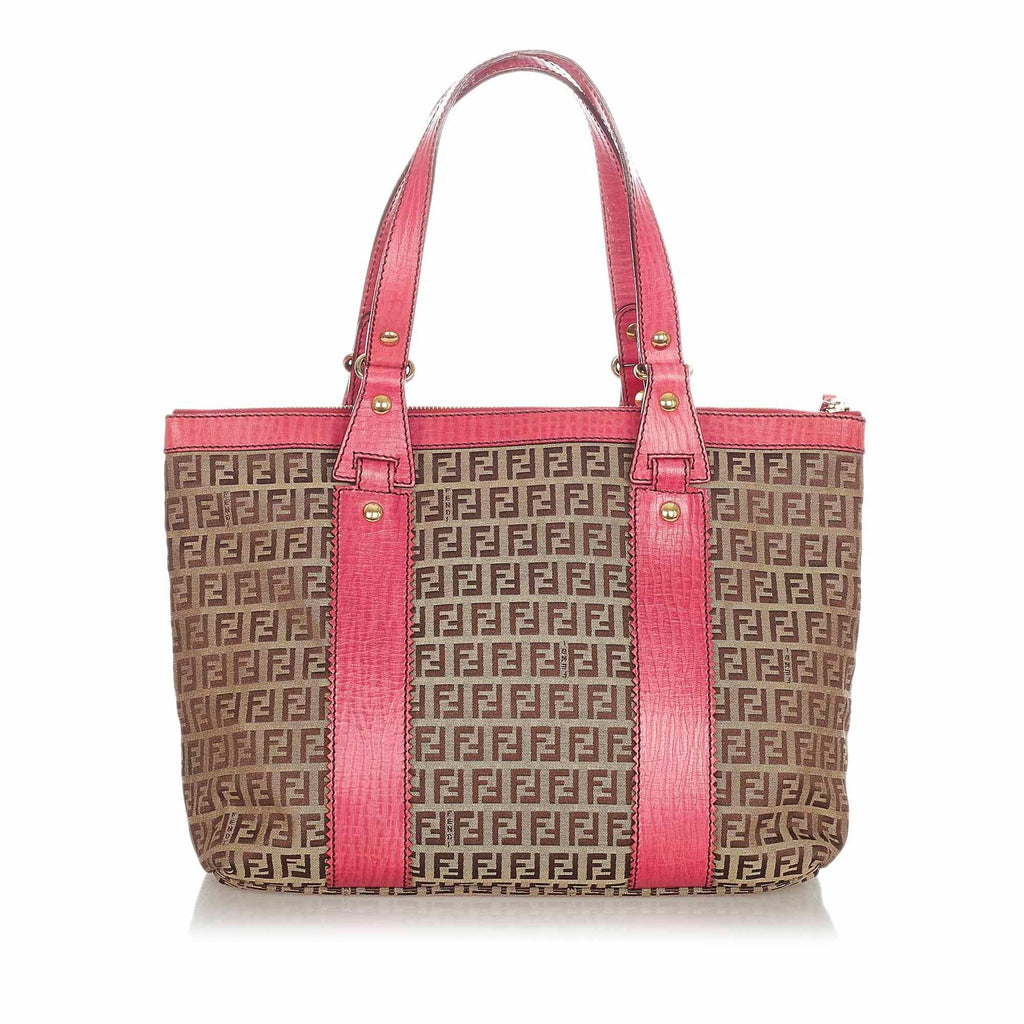 Fendi Zucchino Canvas Tote Bag