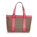 Fendi Zucchino Canvas Tote Bag