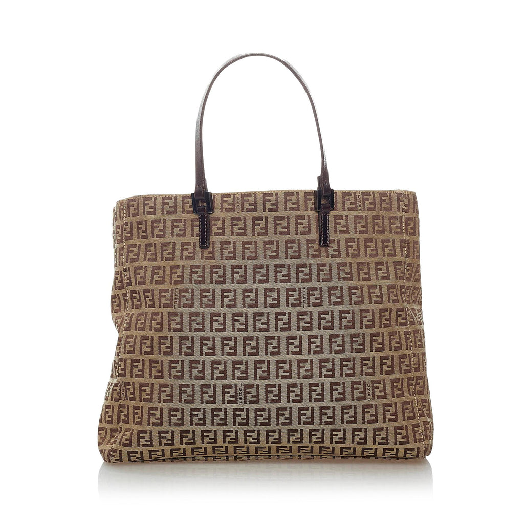 Fendi Zucchino Canvas Tote Bag