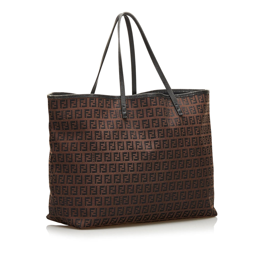 Fendi Zucchino Canvas Tote Bag