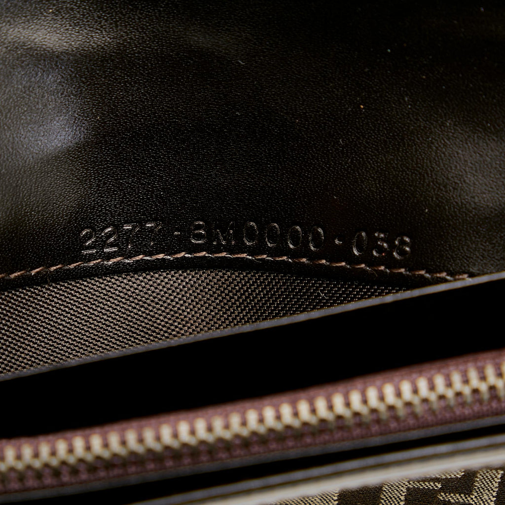 Fendi Zucchino Canvas Wallet