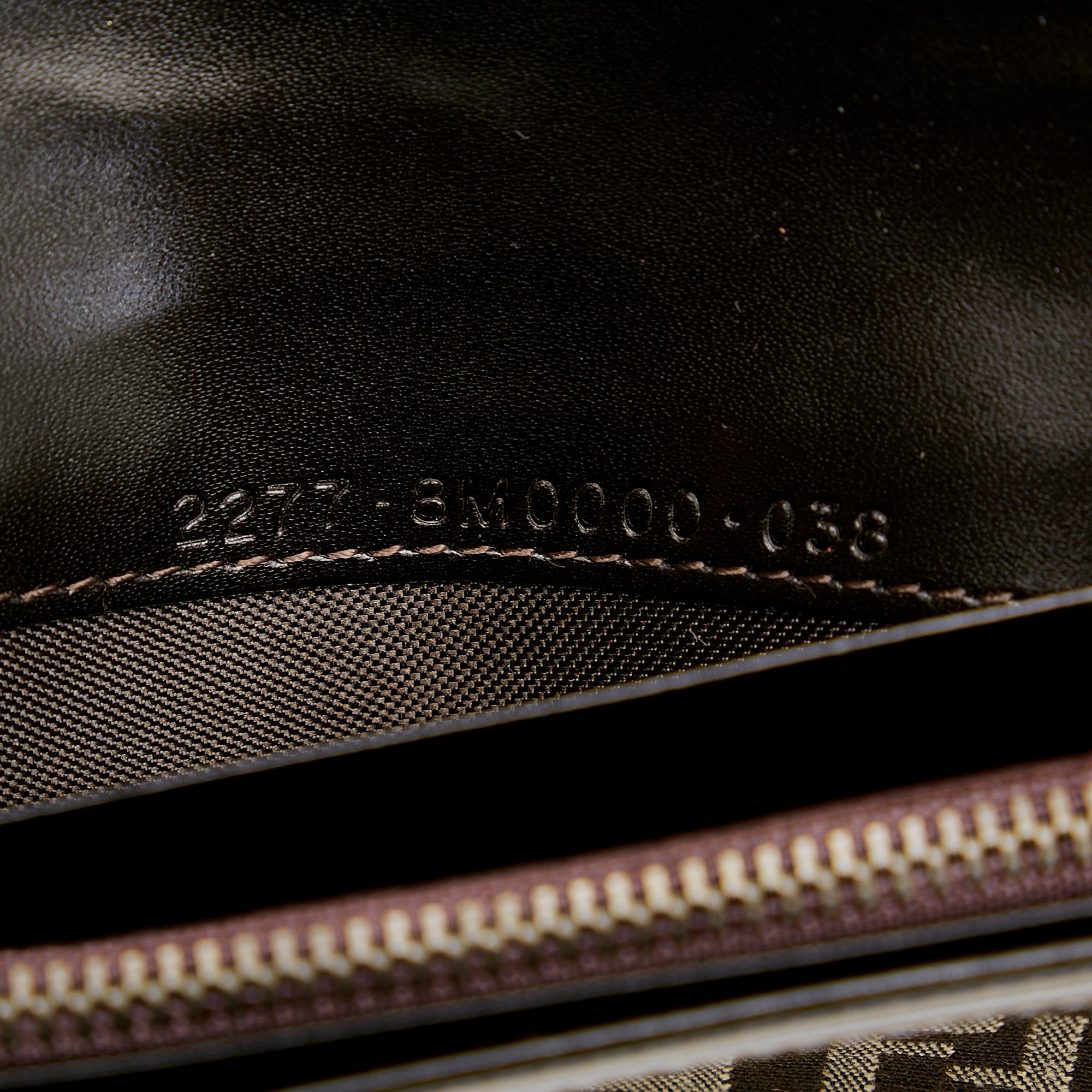Fendi Zucchino Canvas Wallet