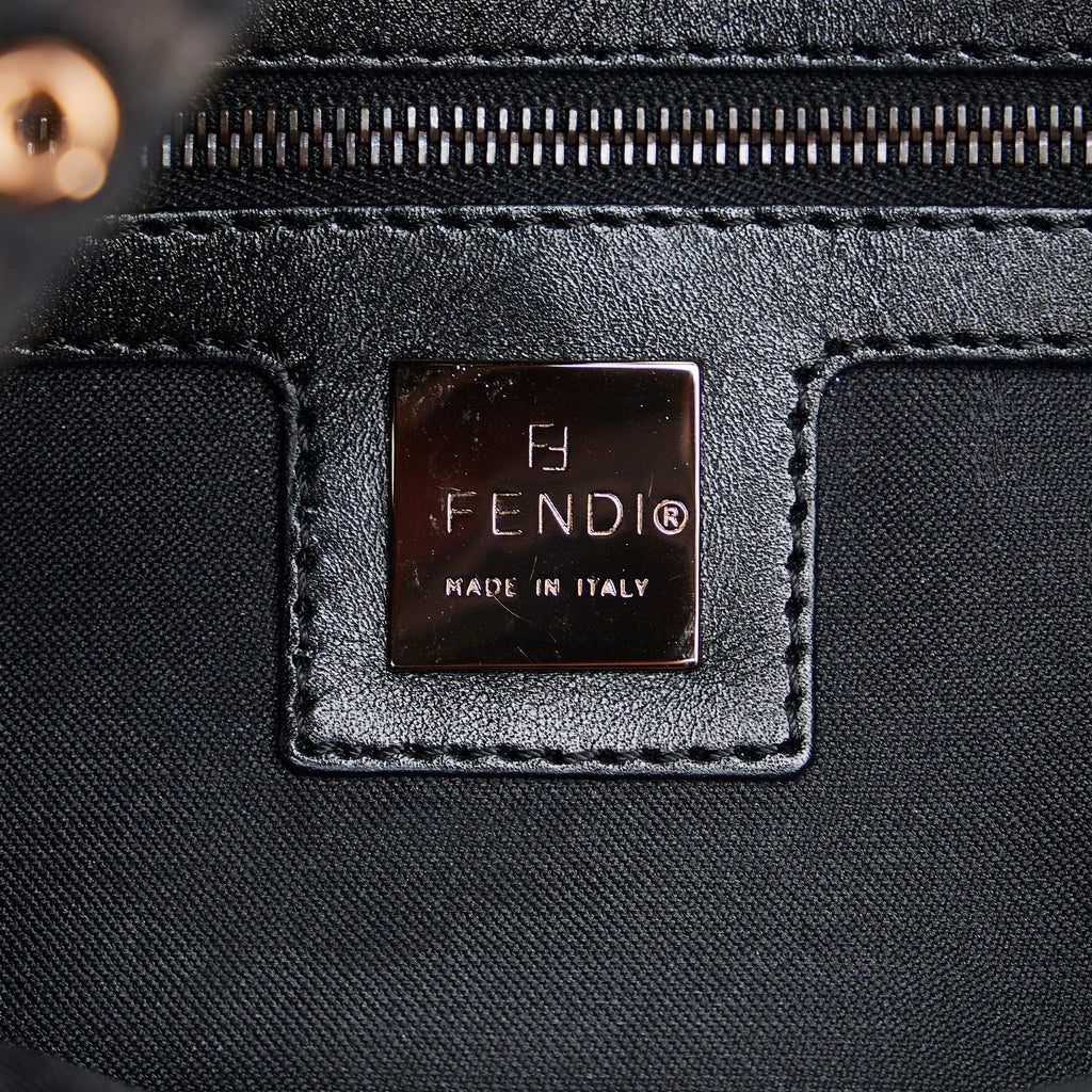 Fendi Zucchino Double Flap Baguette