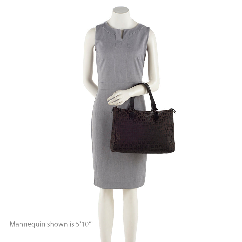 Fendi Zucchino FF Handle Tote - FINAL SALE