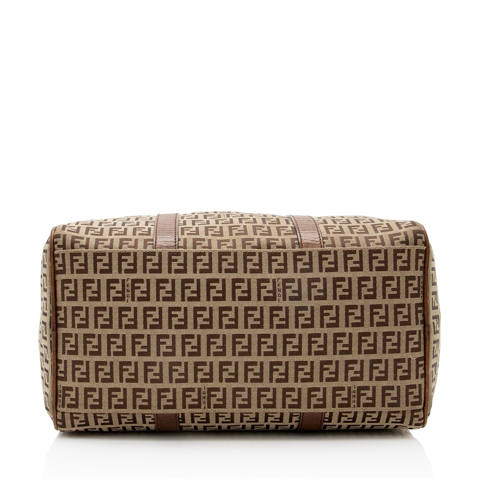 Fendi Zucchino Forever Boston Bag