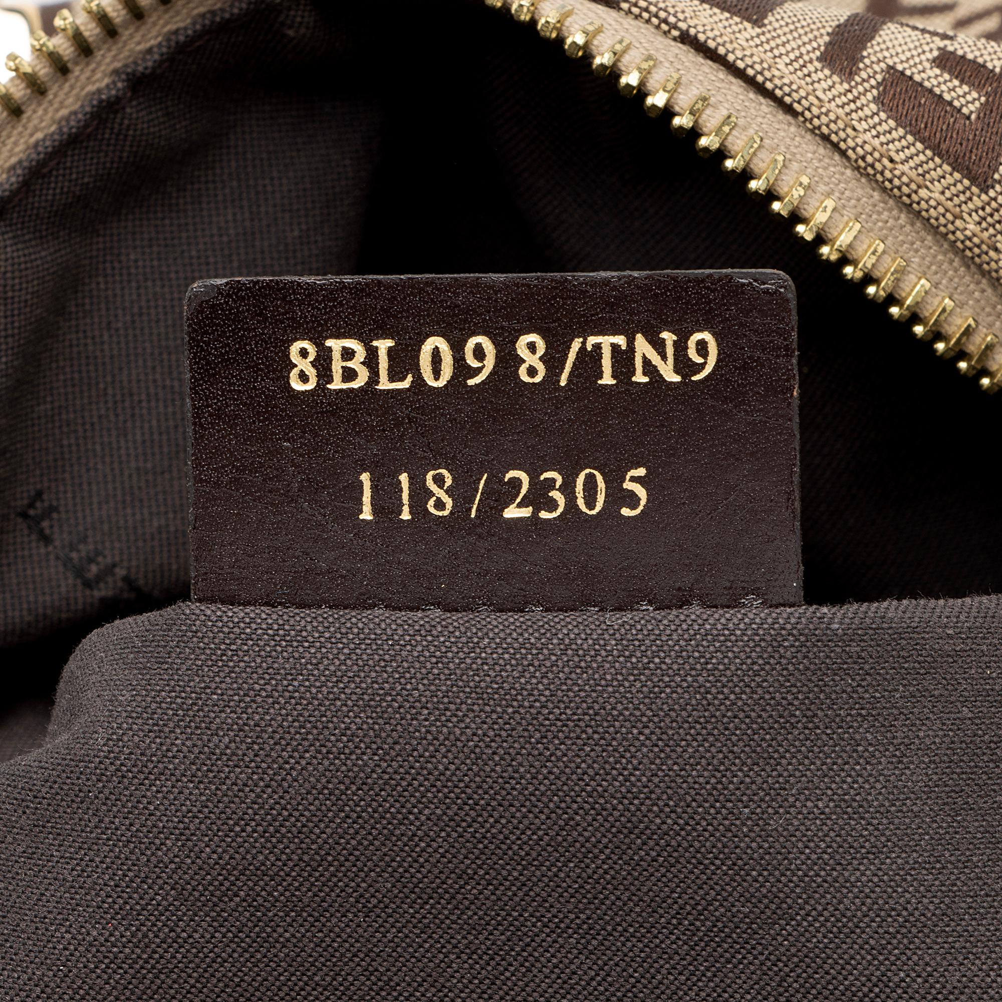 Fendi Zucchino Forever Boston Bag