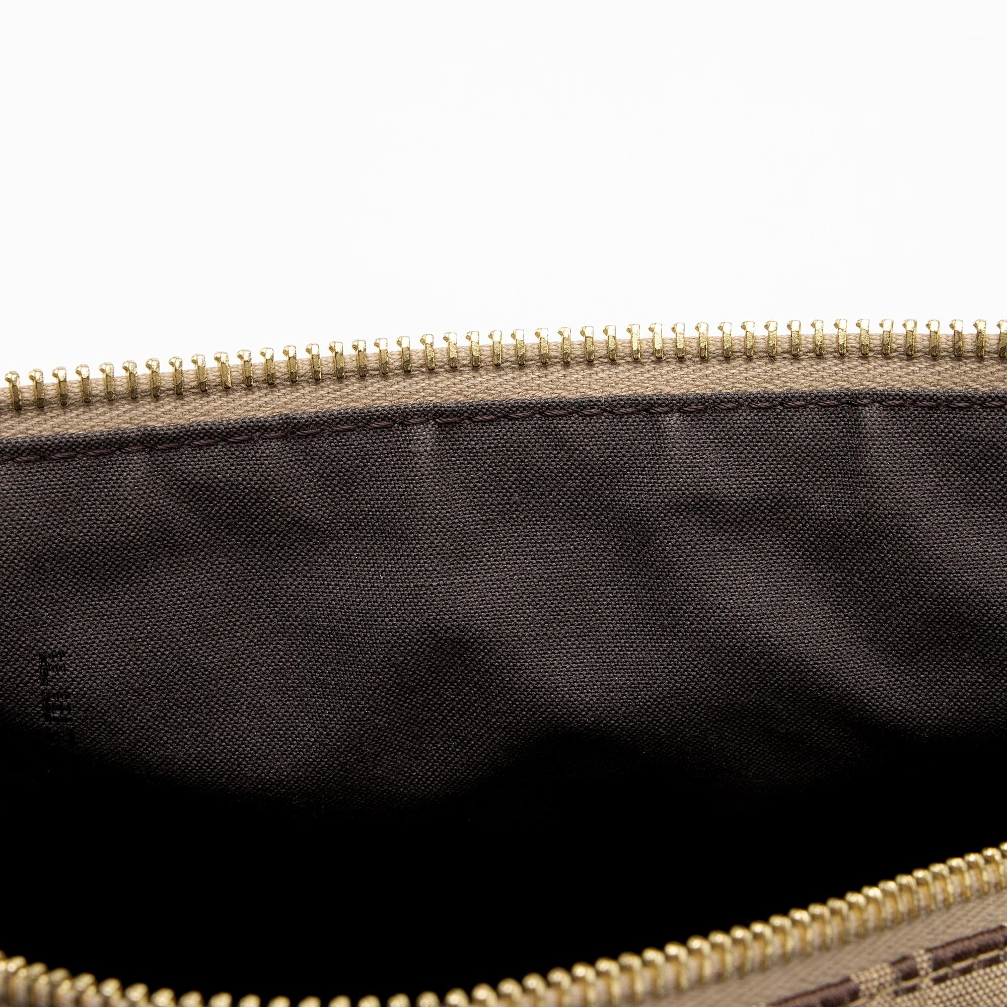 Fendi Zucchino Forever Boston Bag