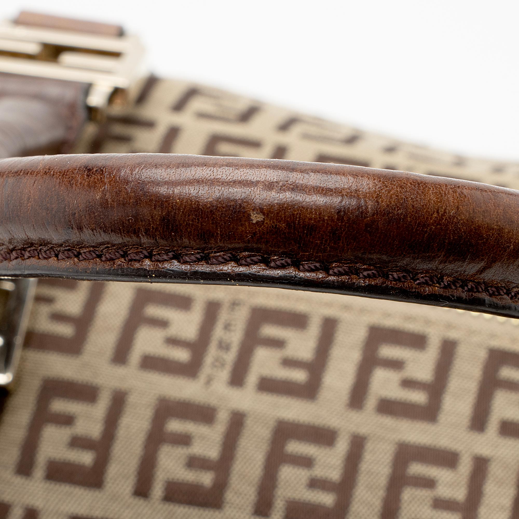 Fendi Zucchino Forever Boston Bag