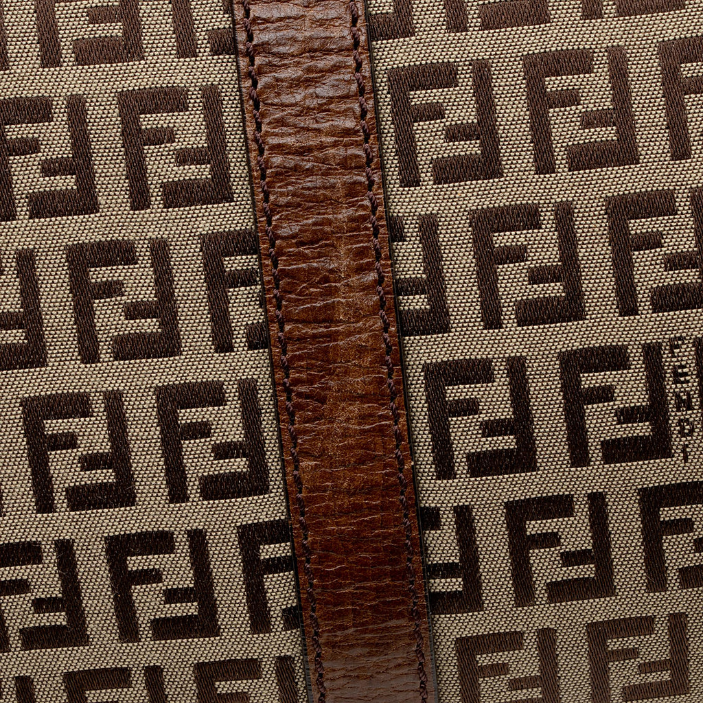 Fendi Zucchino Forever Boston Bag