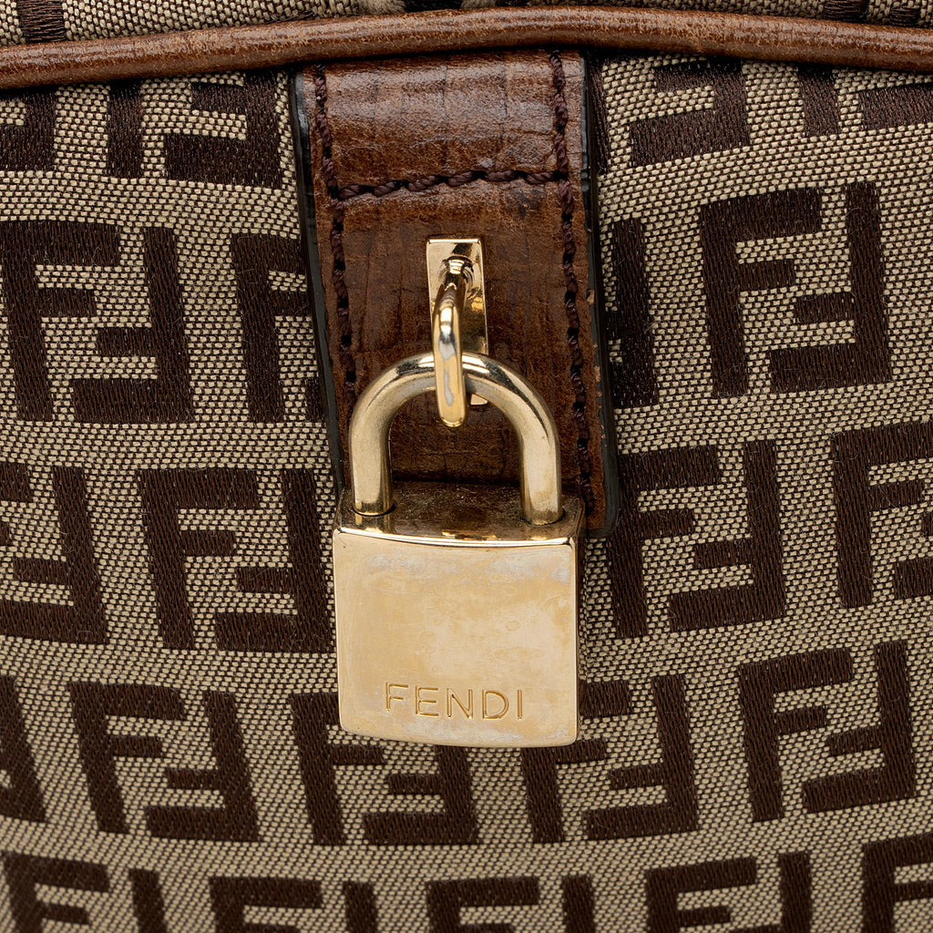 Fendi Zucchino Forever Boston Bag