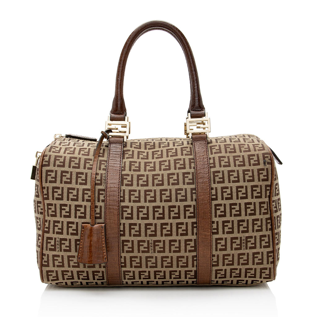 Fendi Zucchino Forever Boston Bag