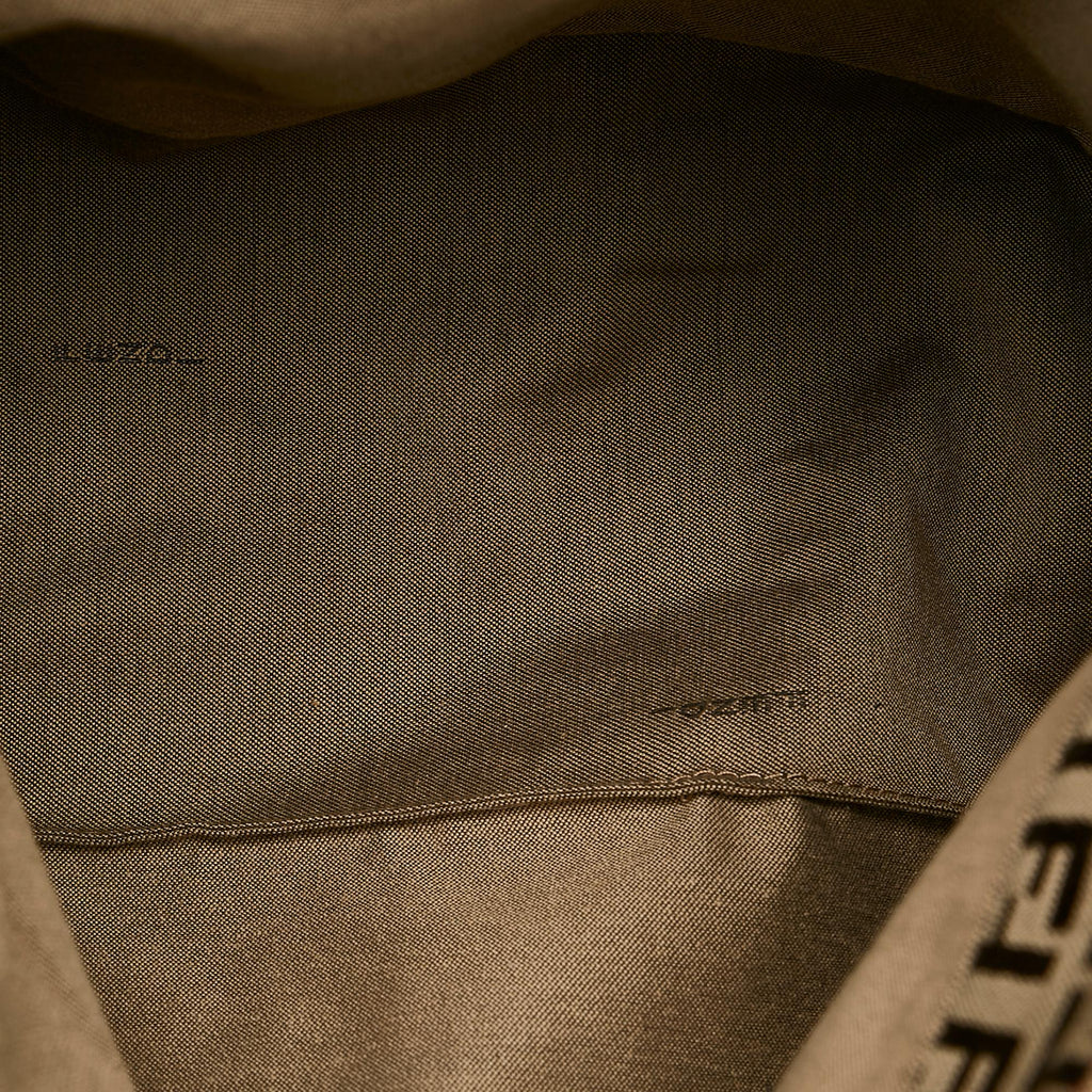 Fendi Zucchino Mamma Forever Canvas Shoulder Bag