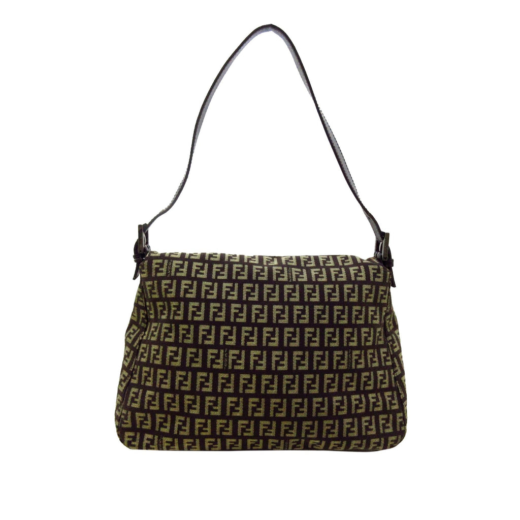 Fendi Zucchino Mamma Forever Shoulder Bag