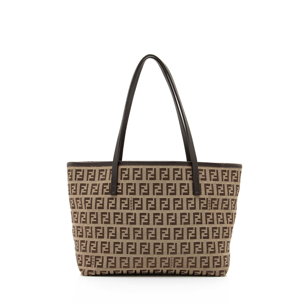 Fendi Zucchino Mini Roll Tote