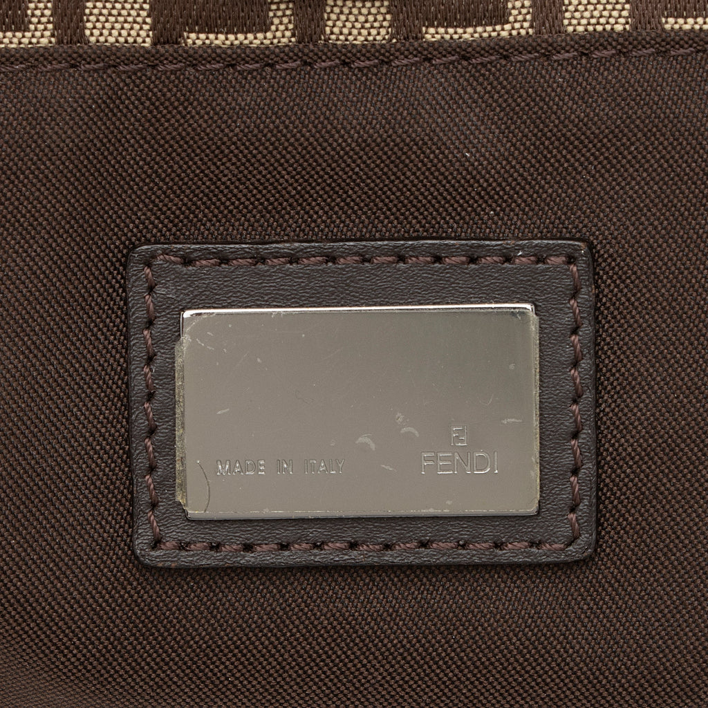 Fendi Zucchino Mini Roll Tote