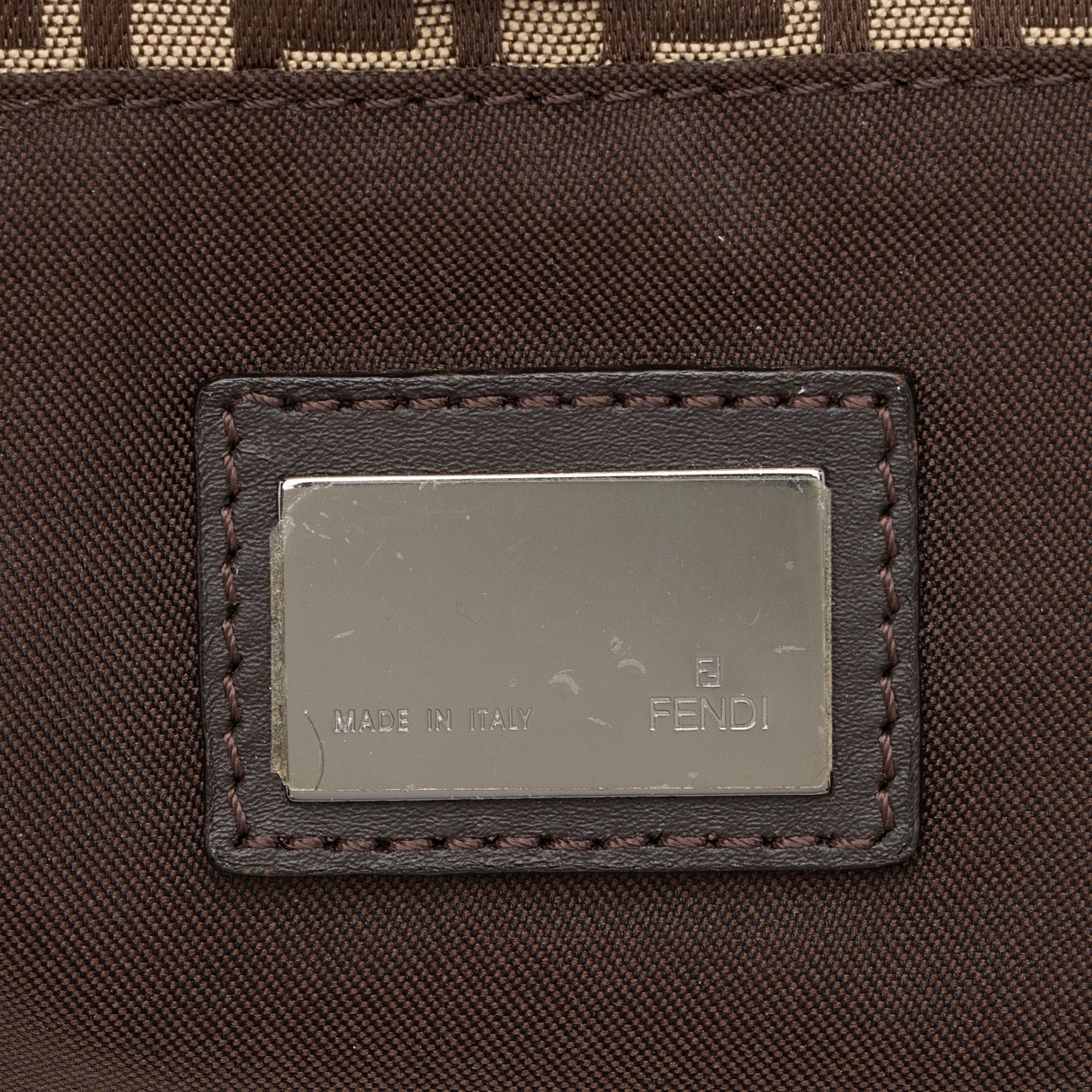 Fendi Zucchino Mini Roll Tote