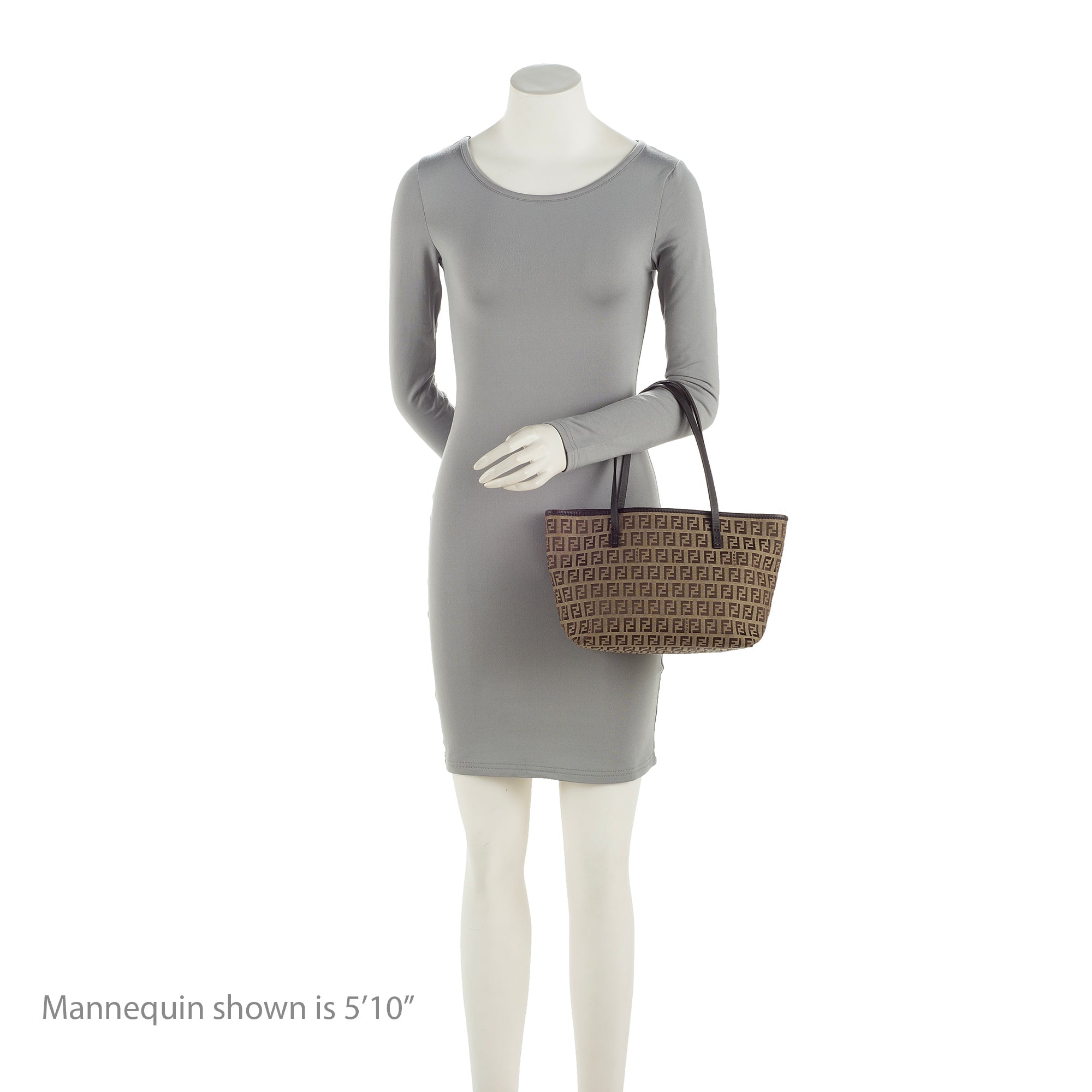 Fendi Zucchino Mini Roll Tote