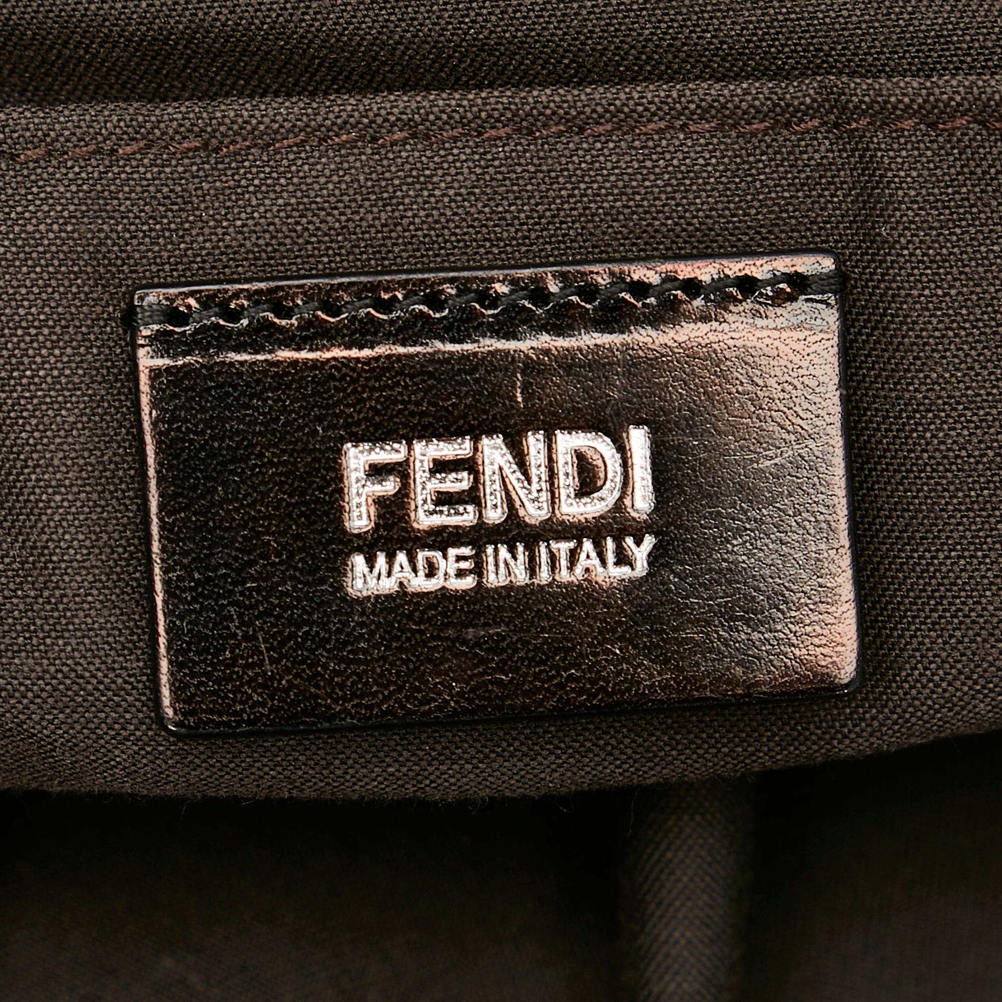 Fendi Zucchino Nylon Shoulder Bag