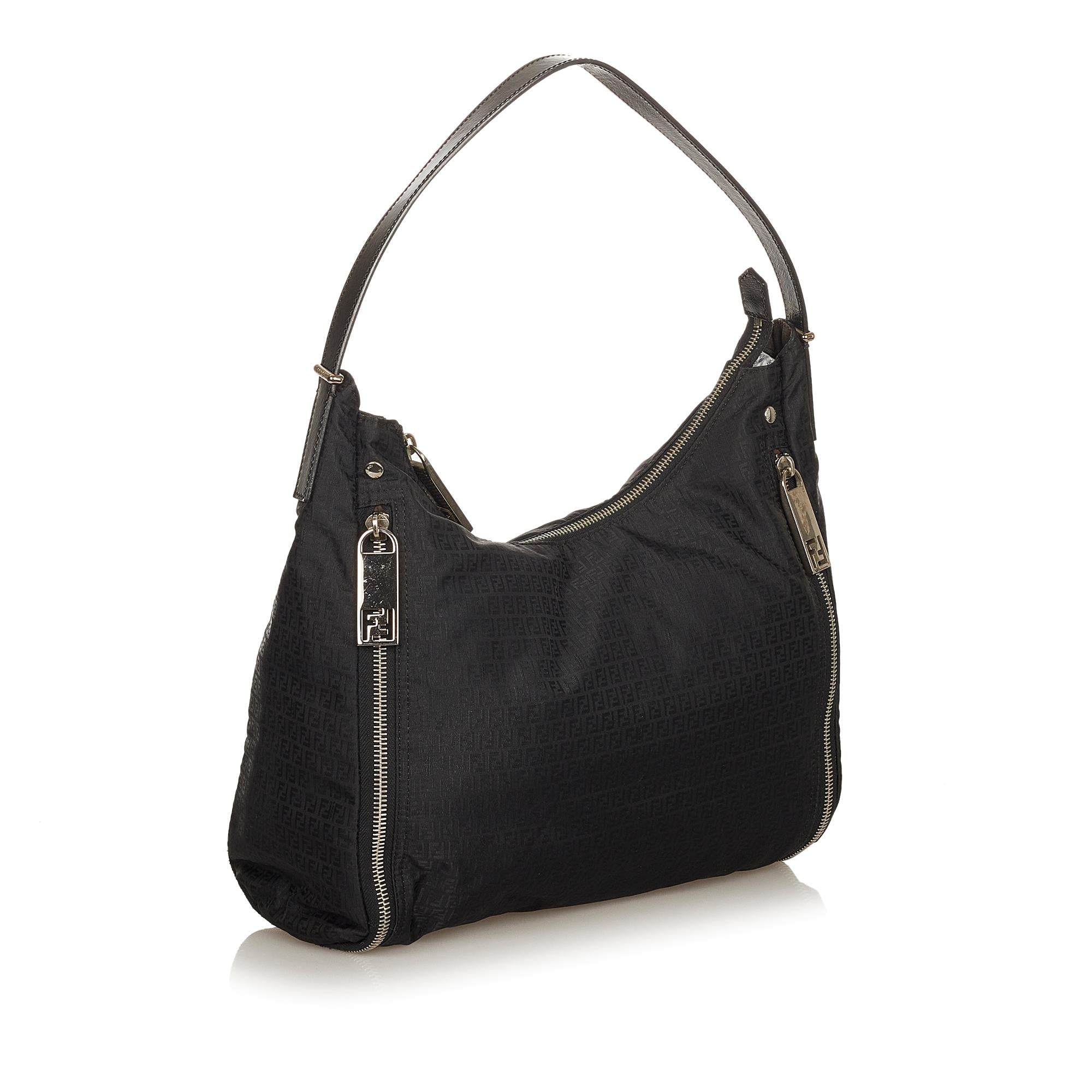 Fendi Zucchino Nylon Shoulder Bag