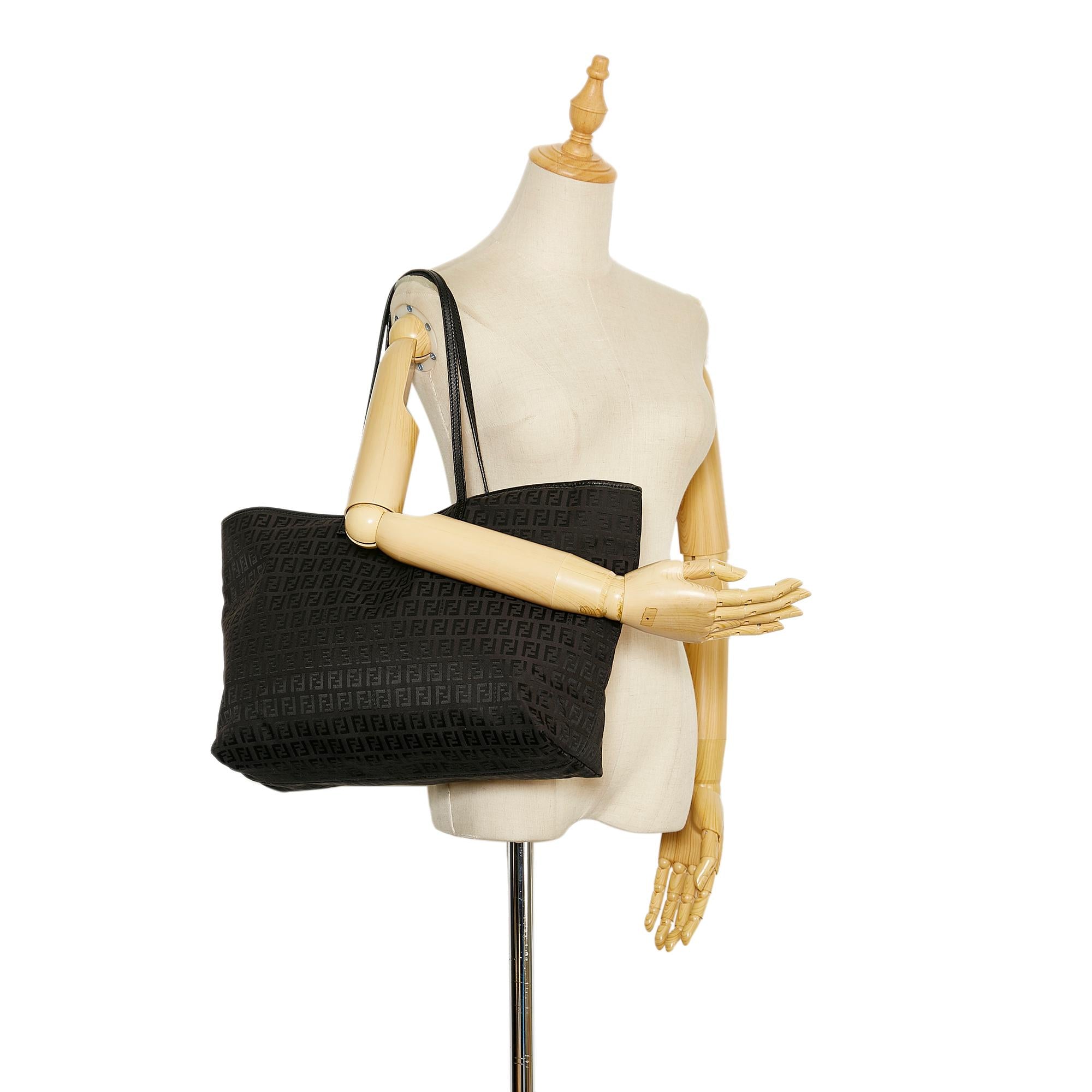 Fendi Zucchino Roll Tote
