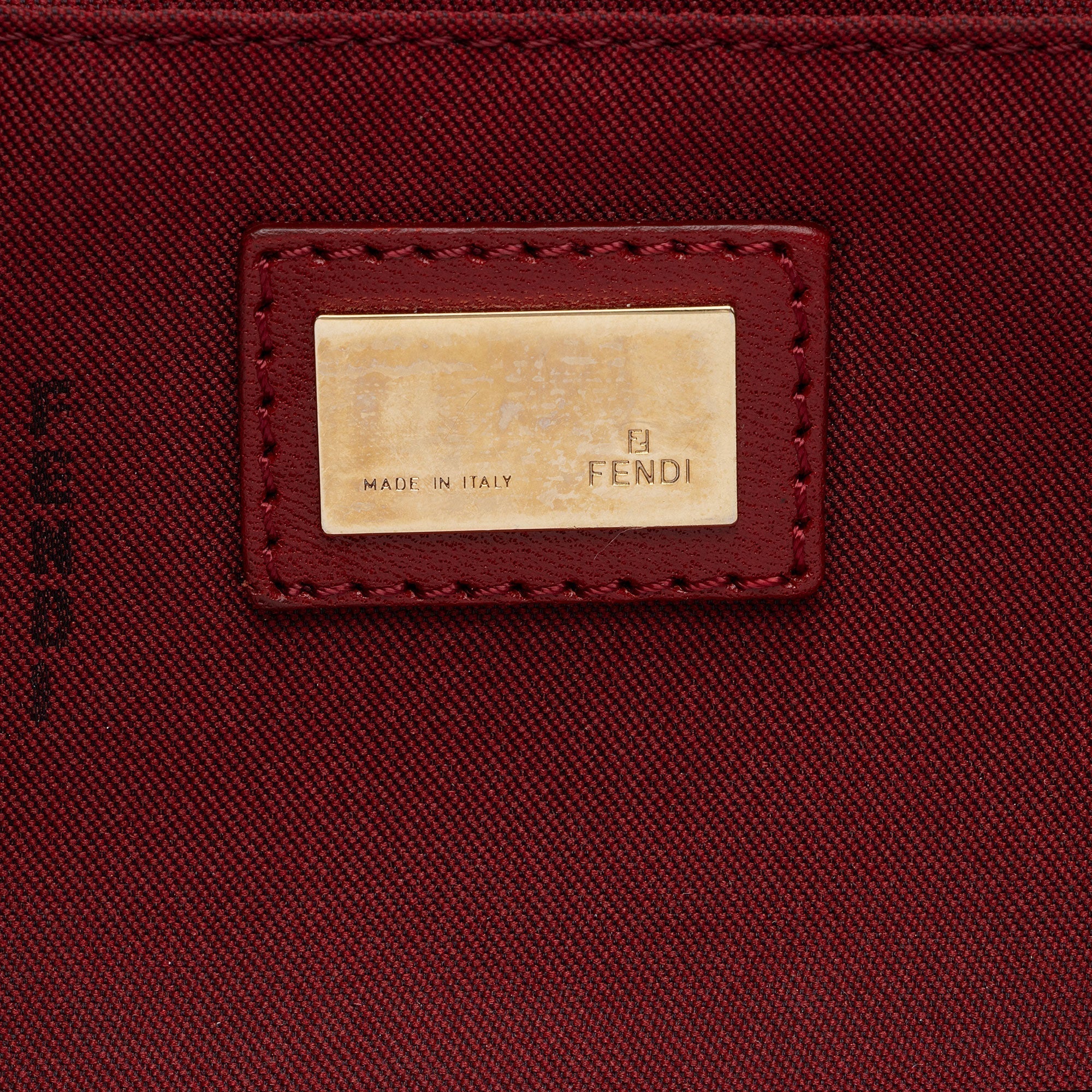 Fendi Zucchino Roll Tote