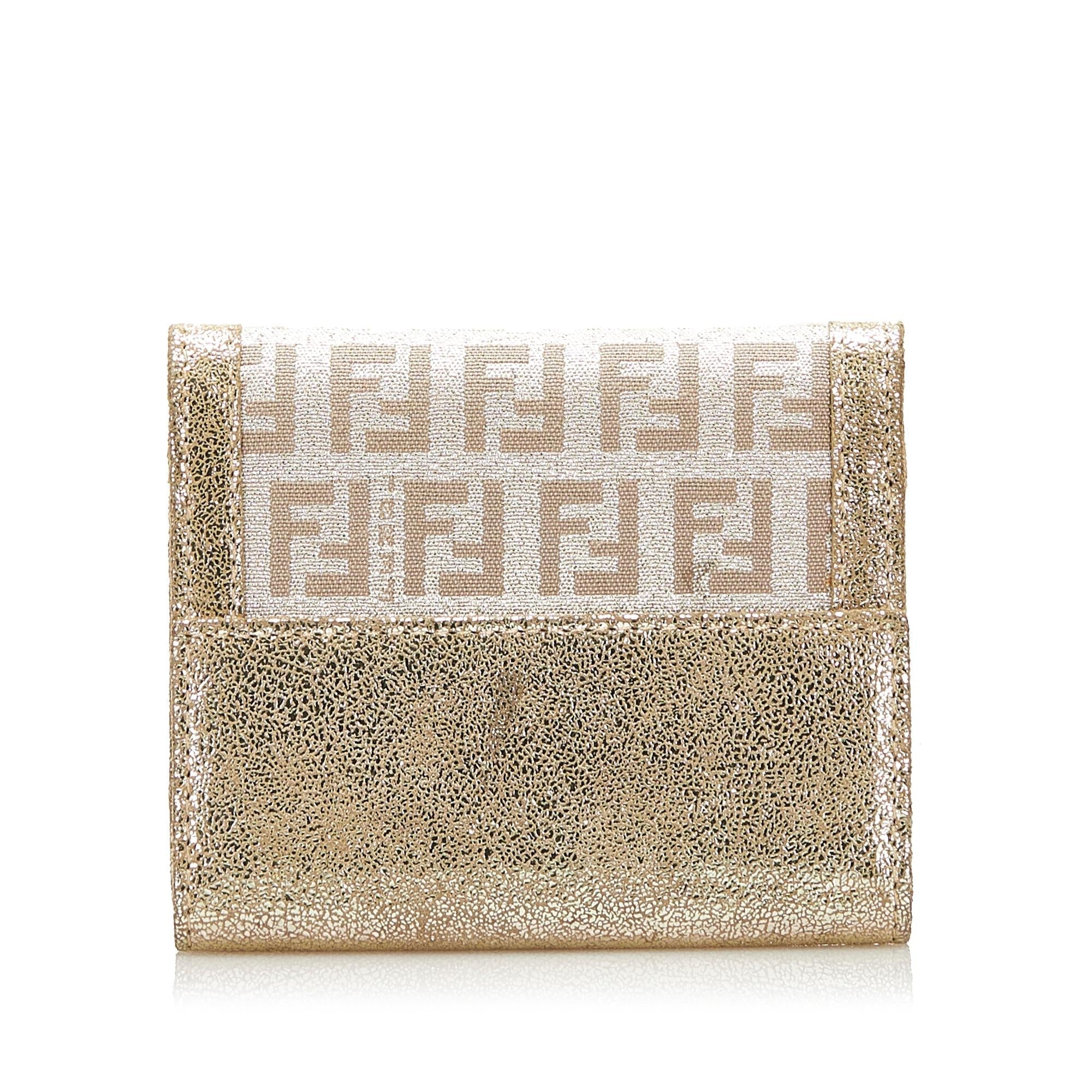 Fendi Zucchino Small Wallet