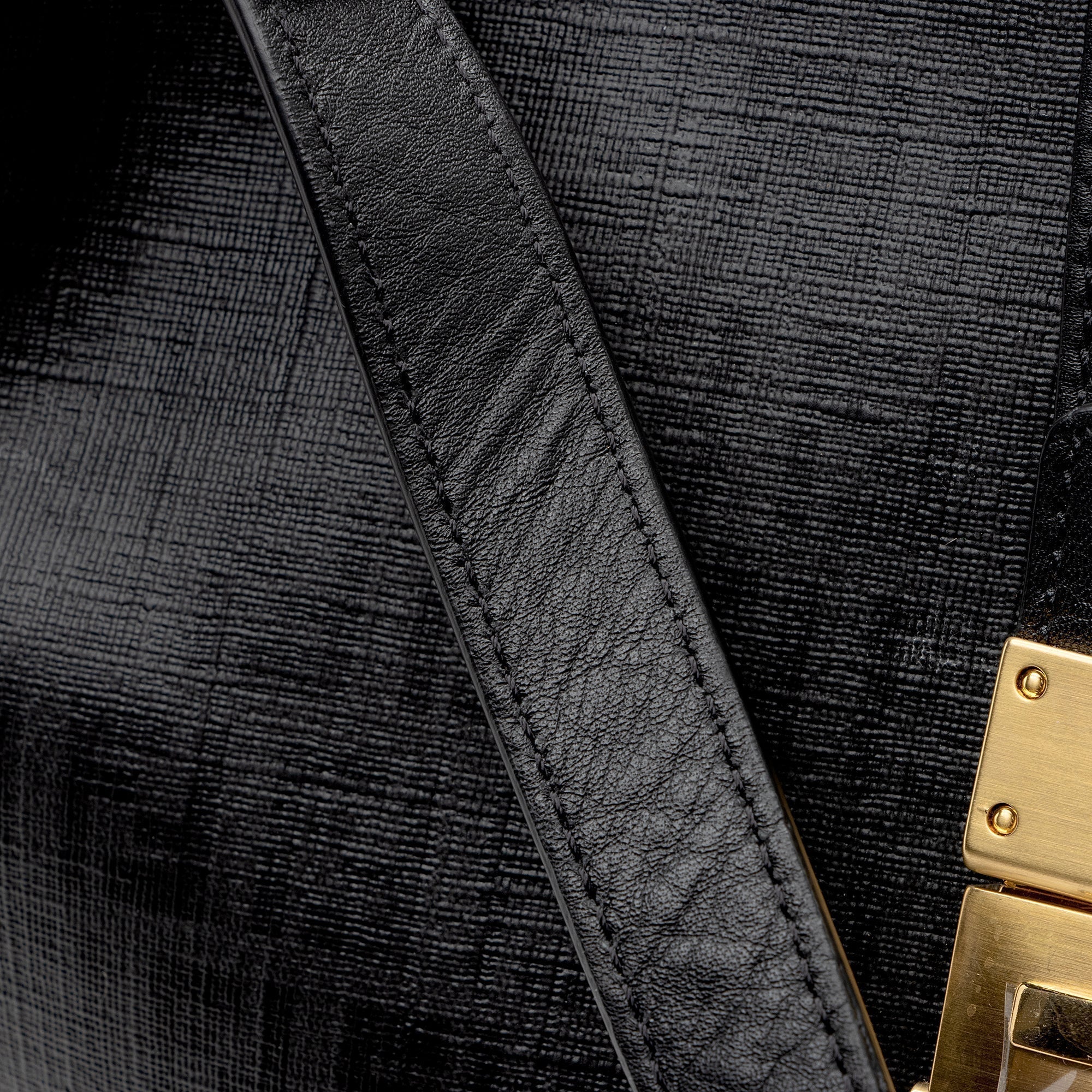 Fendi Zucchino Spalmati Chiusura Medium Tote