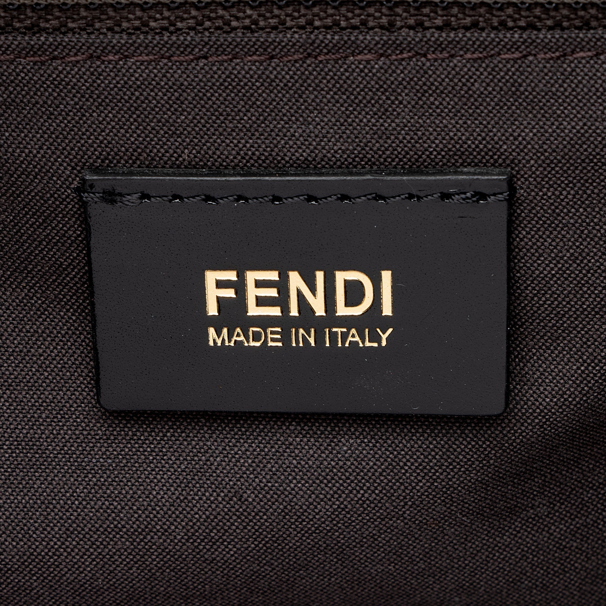 Fendi Zucchino Spalmati Chiusura Medium Tote
